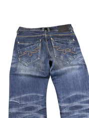 Crazy washed Straight Jeans (S)