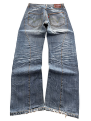 Washed Bootcut Jeans (S)