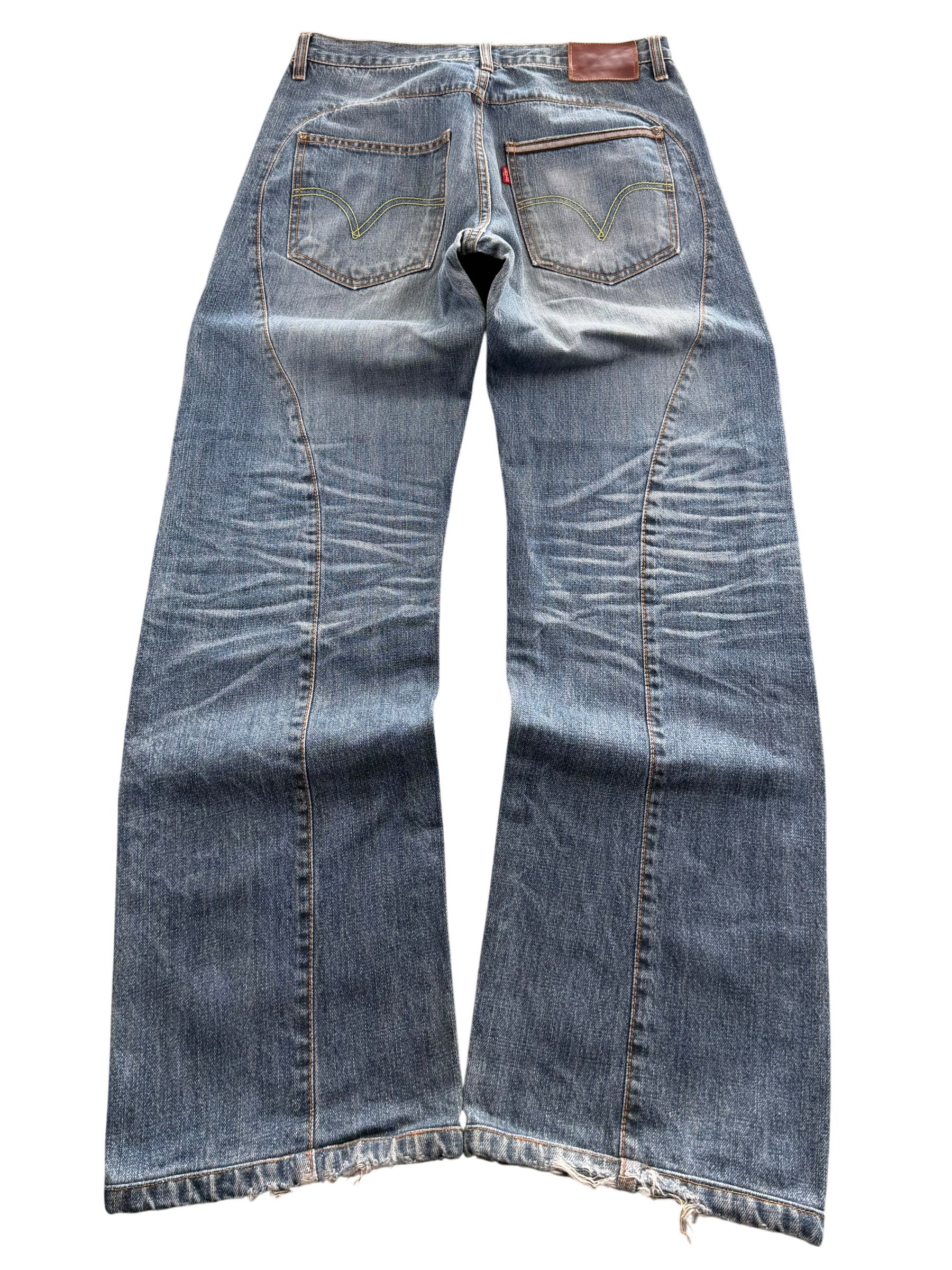 Washed Bootcut Jeans (S)