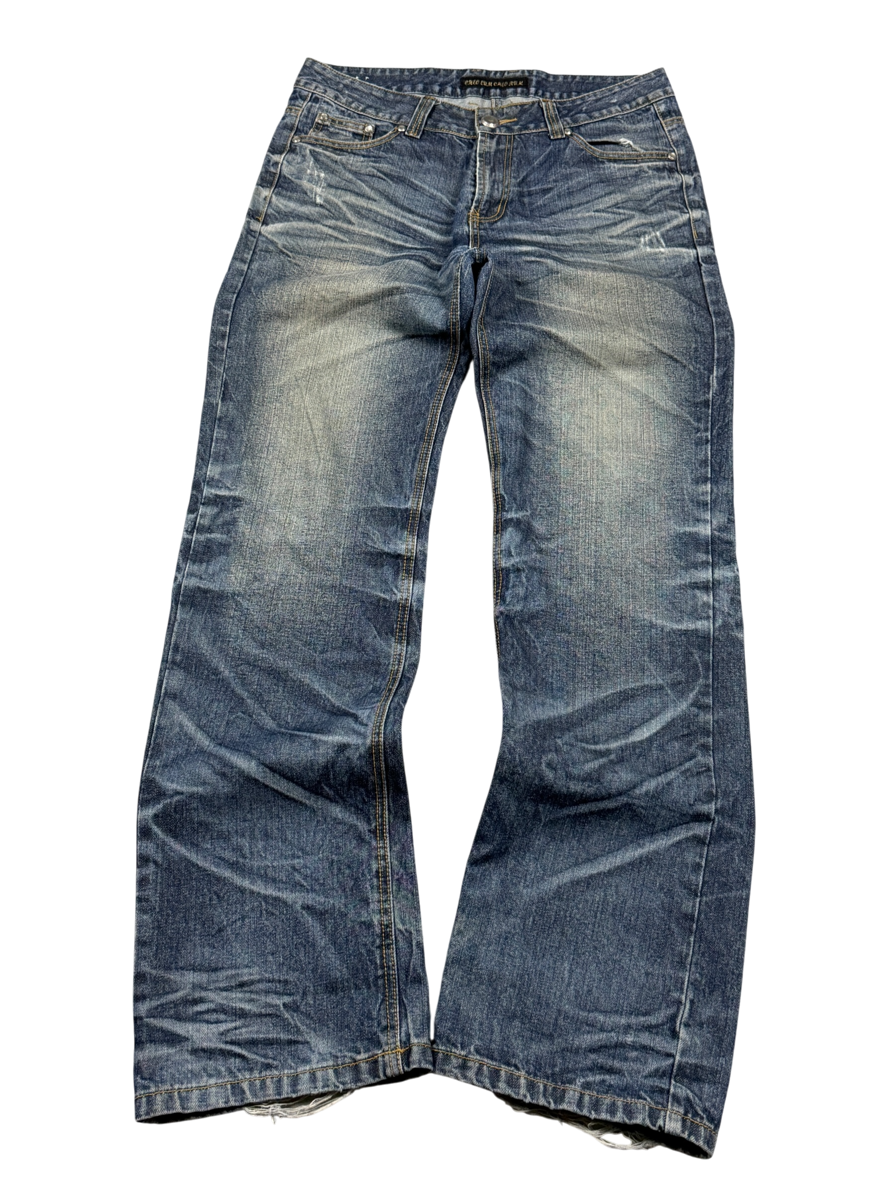 Ultra washed Straight Jeans (L)