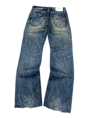 Crazy Washed Straight Jeans (S-M)
