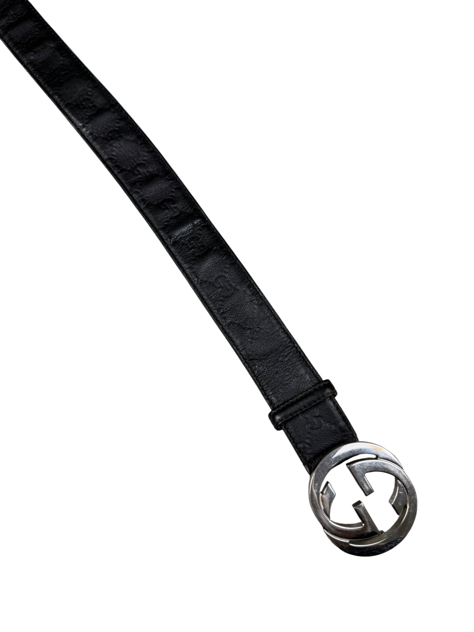Gucci GG Interlocking Buckle Gürtel (115cm)