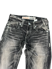 Ultra Washed Bootcut Jeans (XS-S)