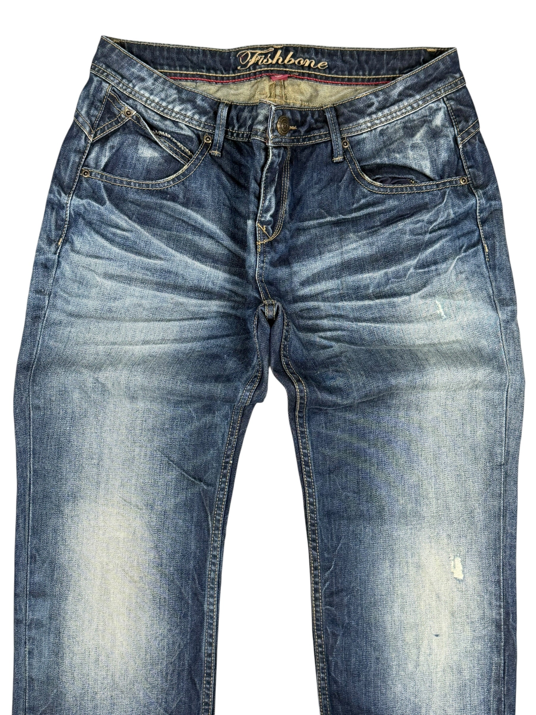 Vintage washed Slim-Fit Jeans (S)