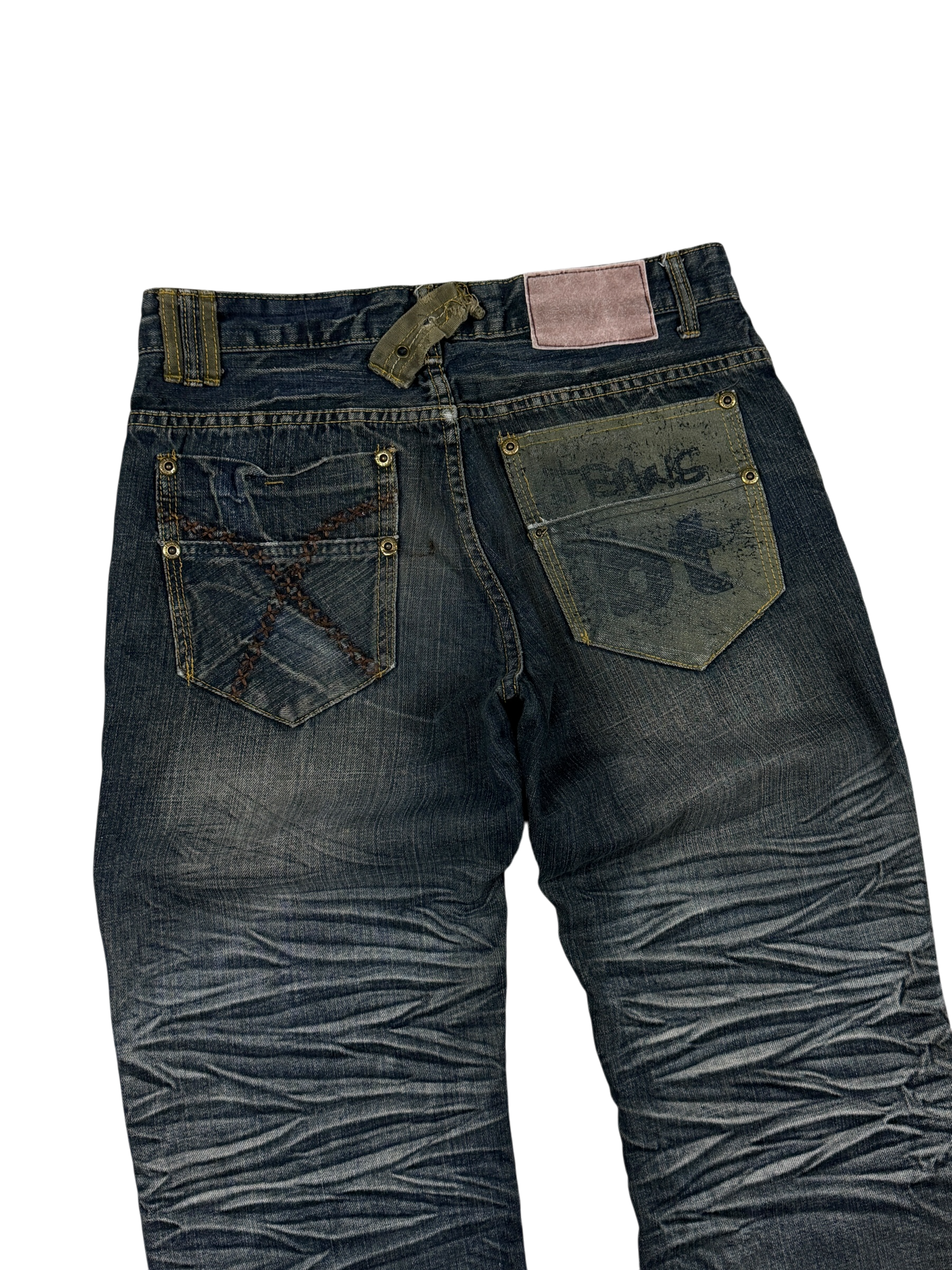 Ultra Washed Straight Jeans (M)