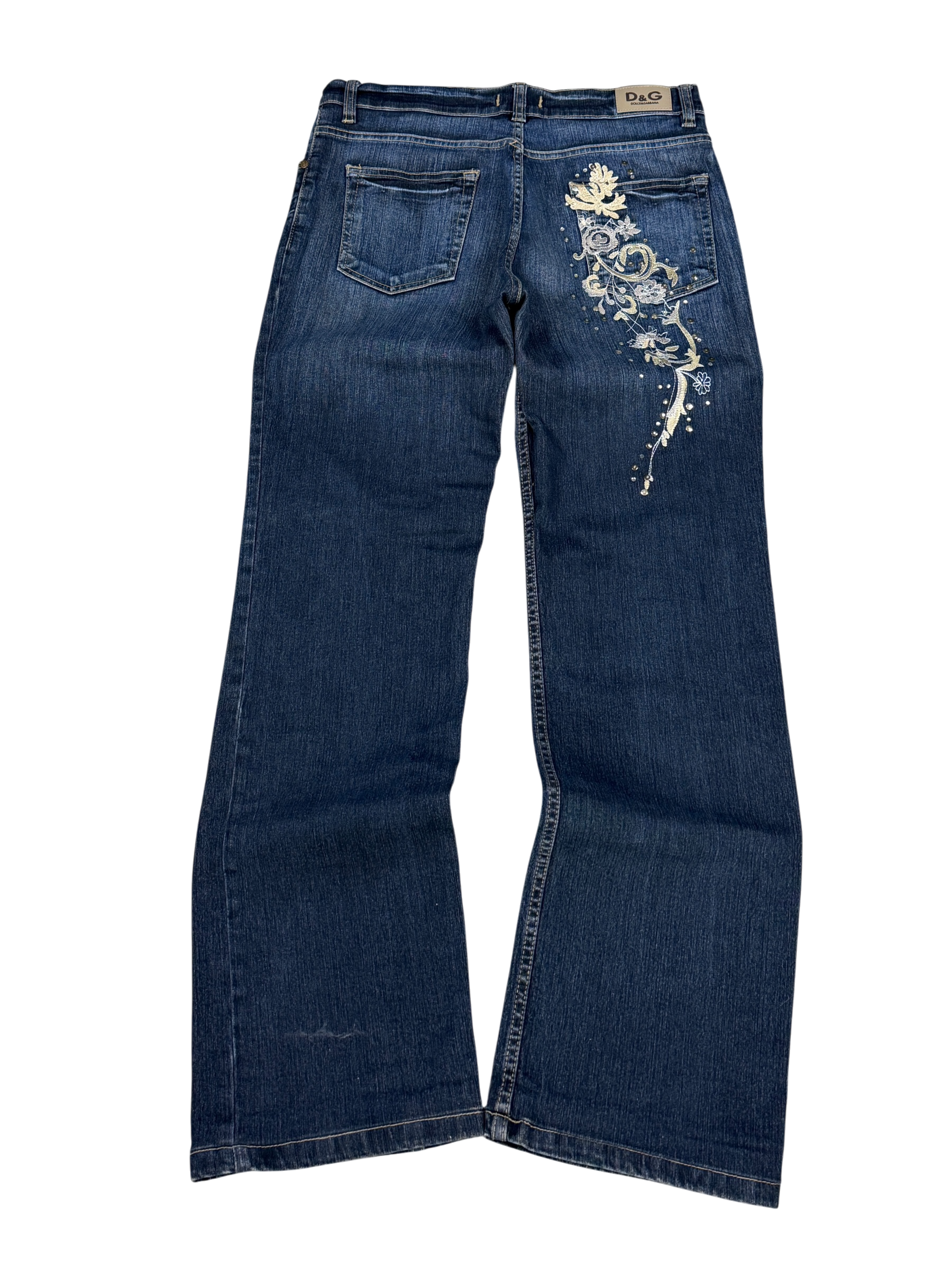 Dolce Gabbana embroidered Straight Jeans (XS)