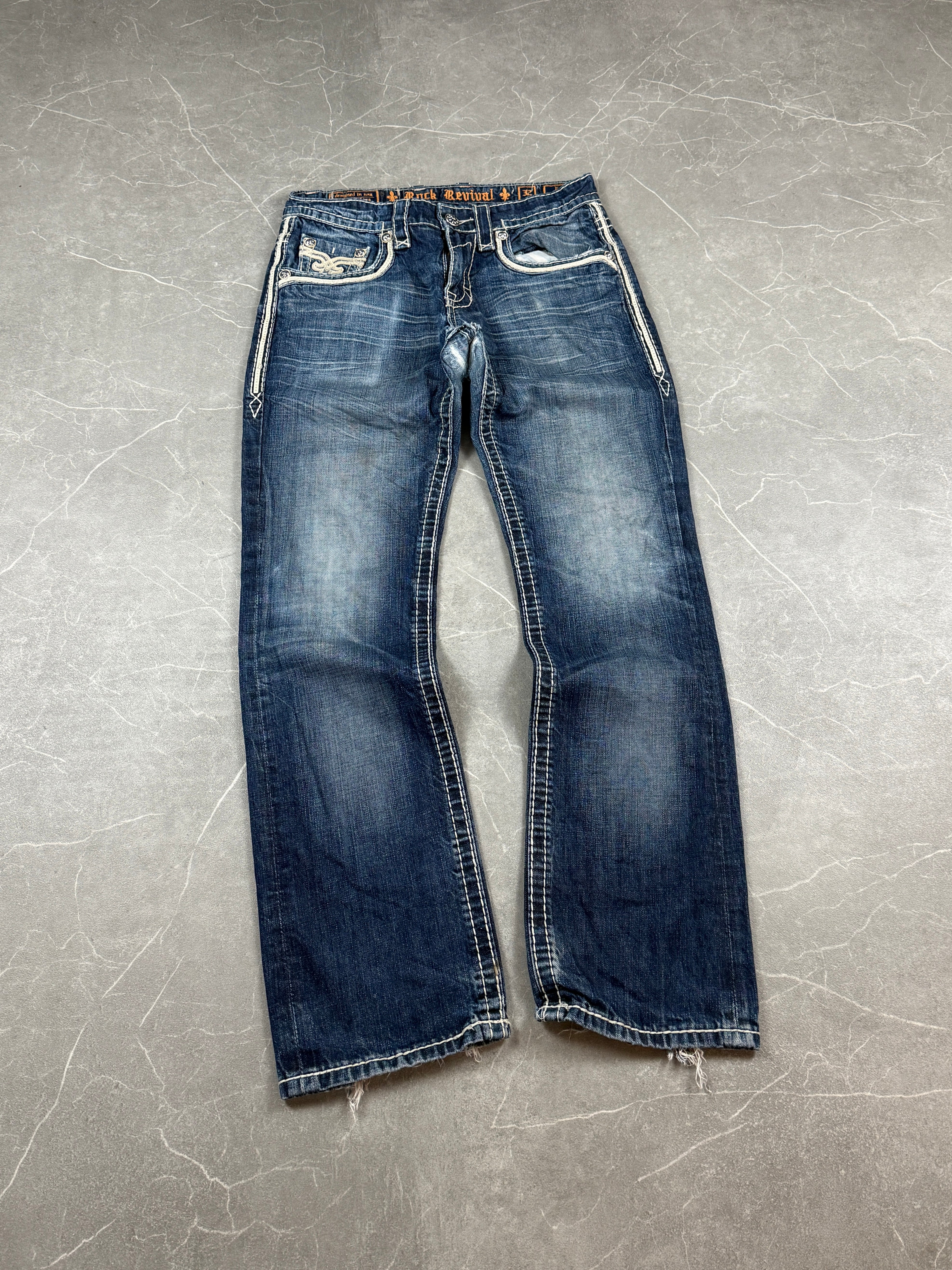 Rock Revival washed Jeans (S-M)