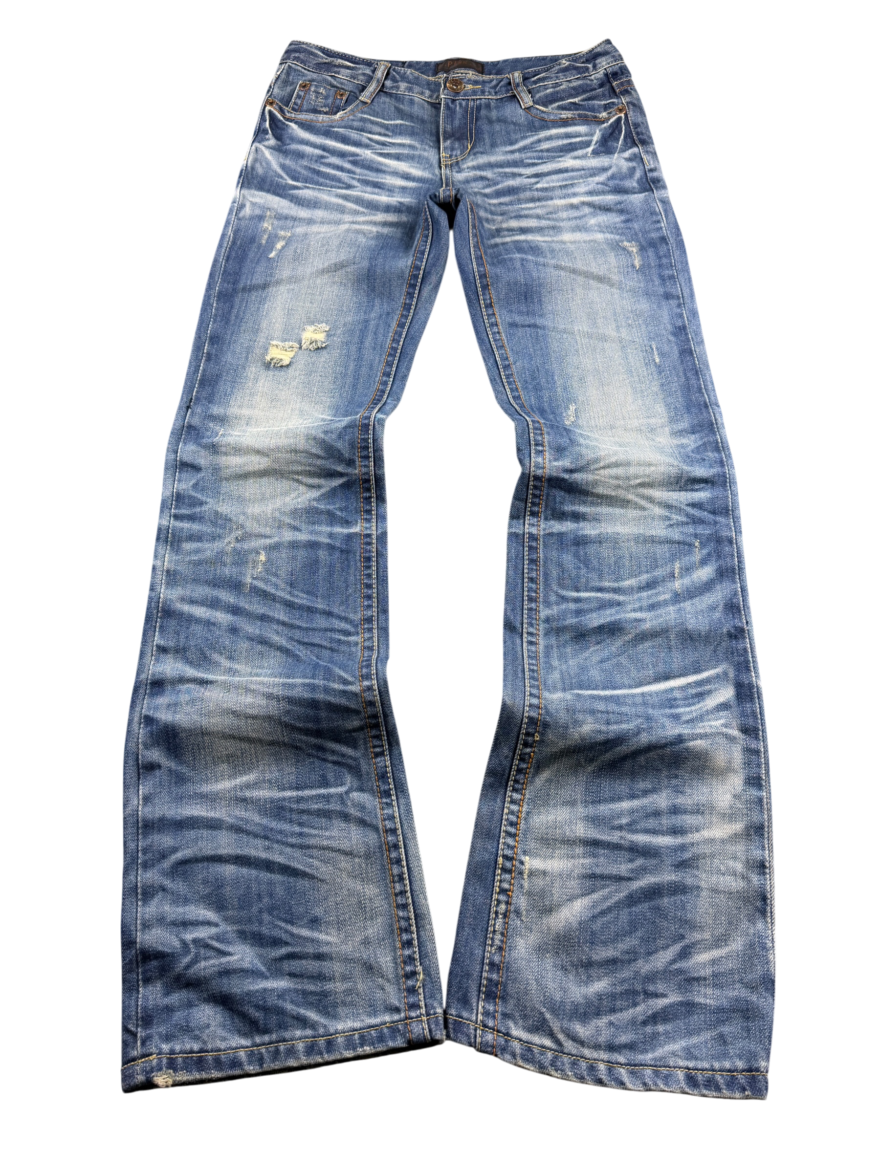 Ultra washed Straight Jeans (XS)