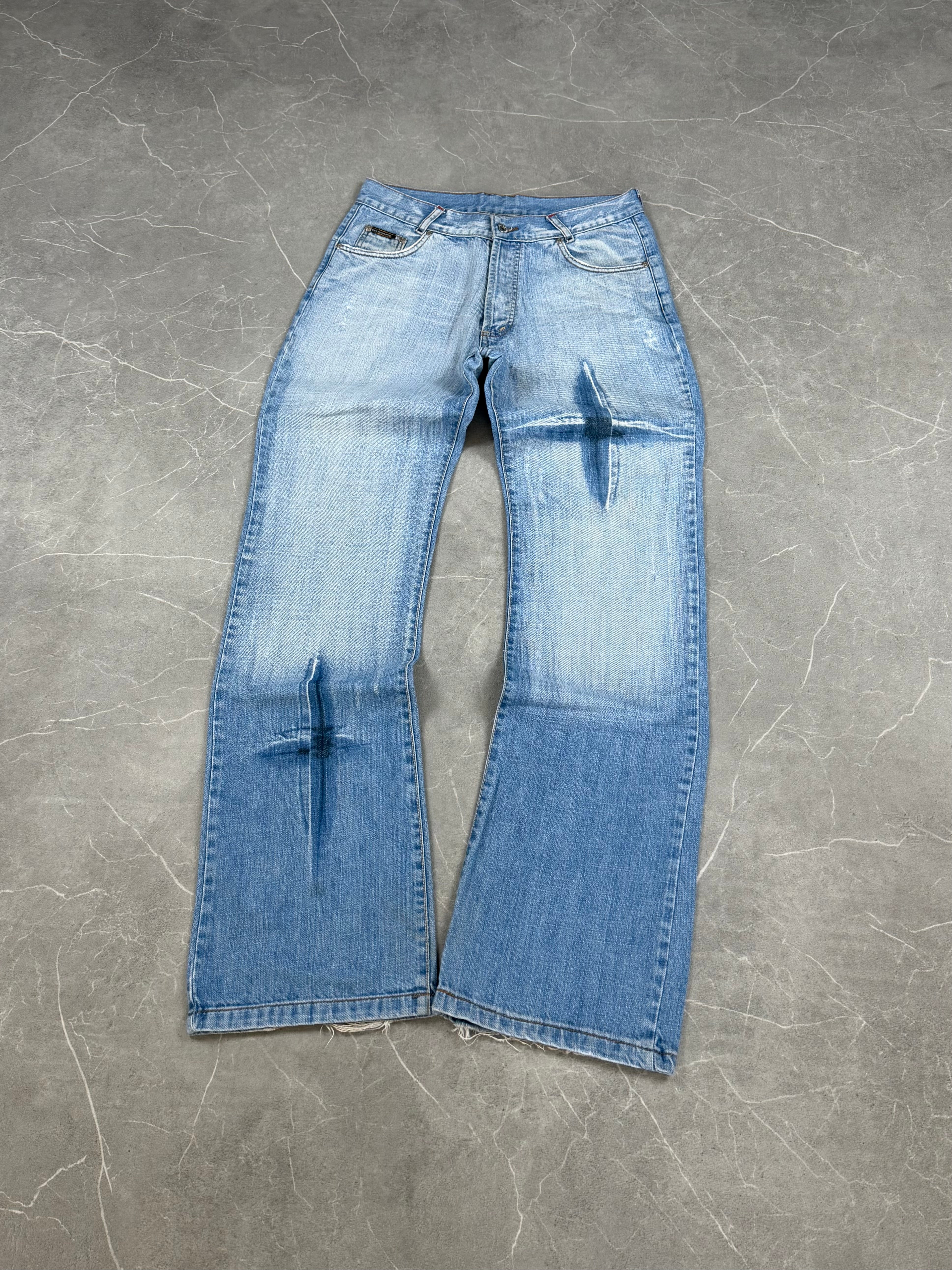 Dolce Gabbana Big Logo Bootcut  Jeans (S-M)