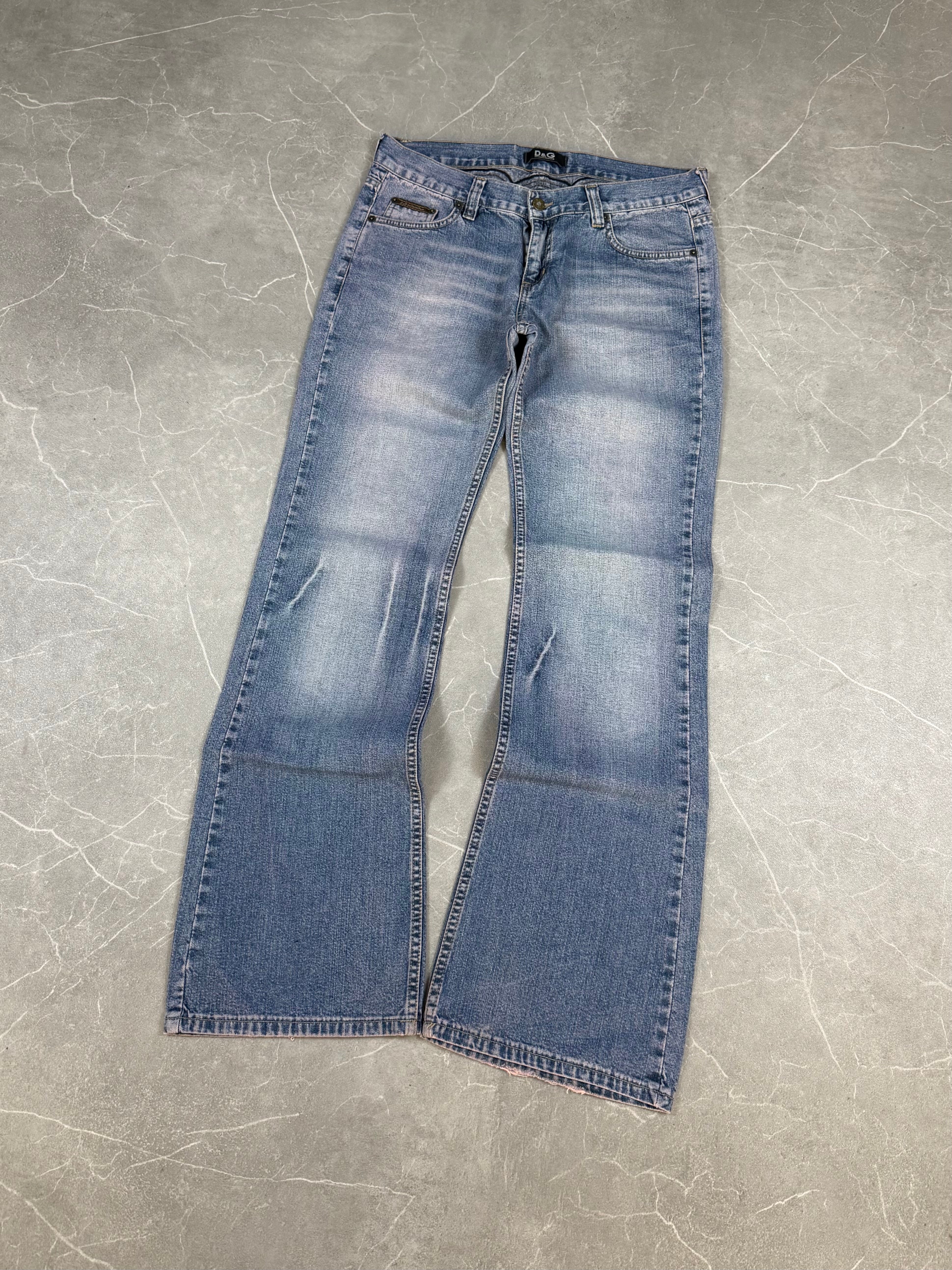 Dolce Gabbana Big Logo Bootcut Jeans (S)