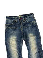 Crazy washed Straight Jeans (S)