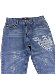 Armani vintage Big Logo Straight Jeans (M-L)