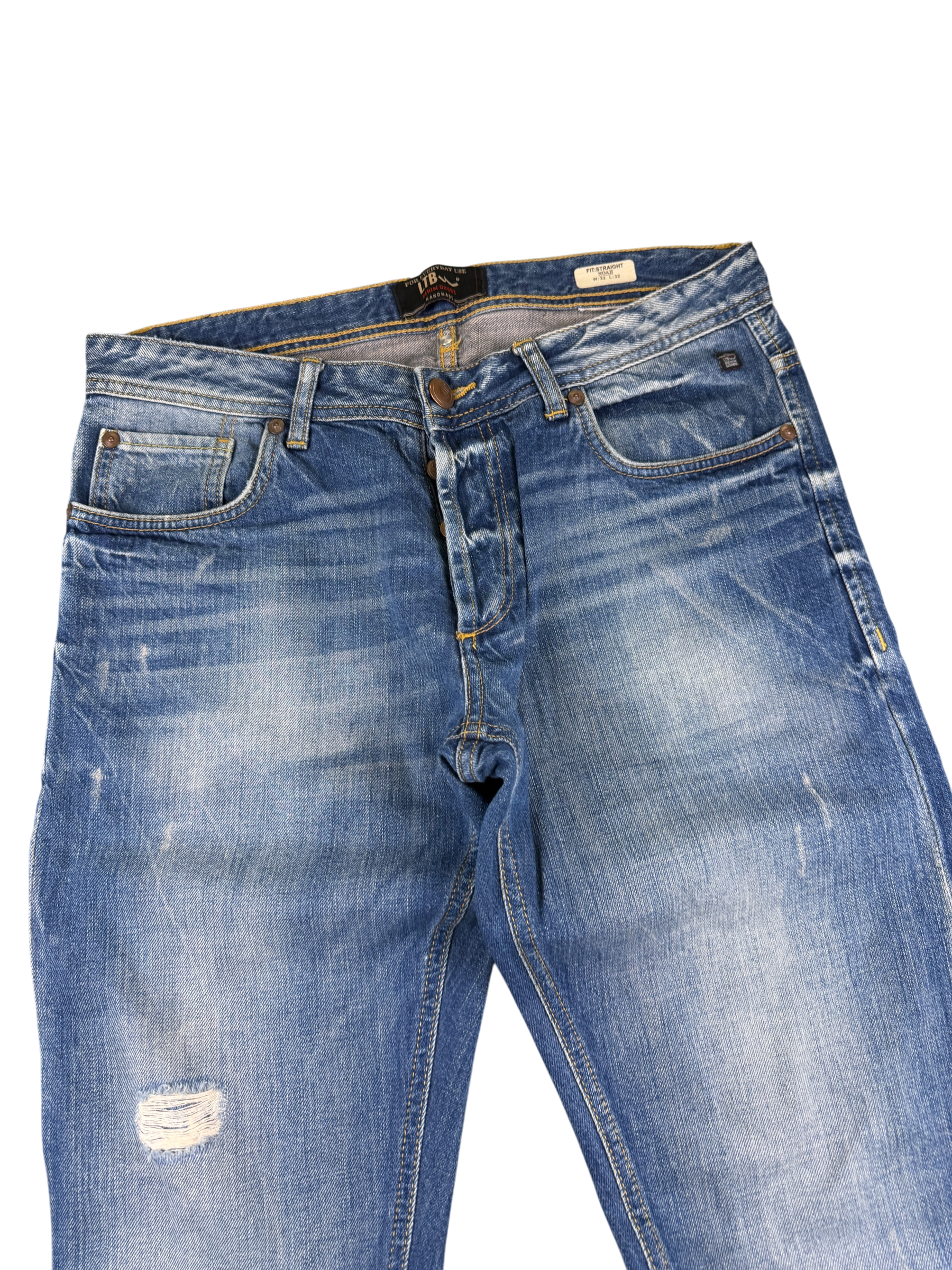 Vintage washed Straight Jeans (M)