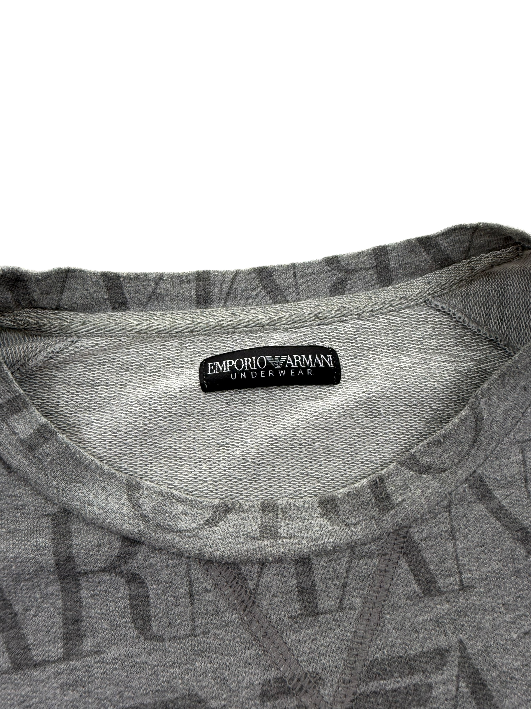 Armani All Over Logo Sweater (L)