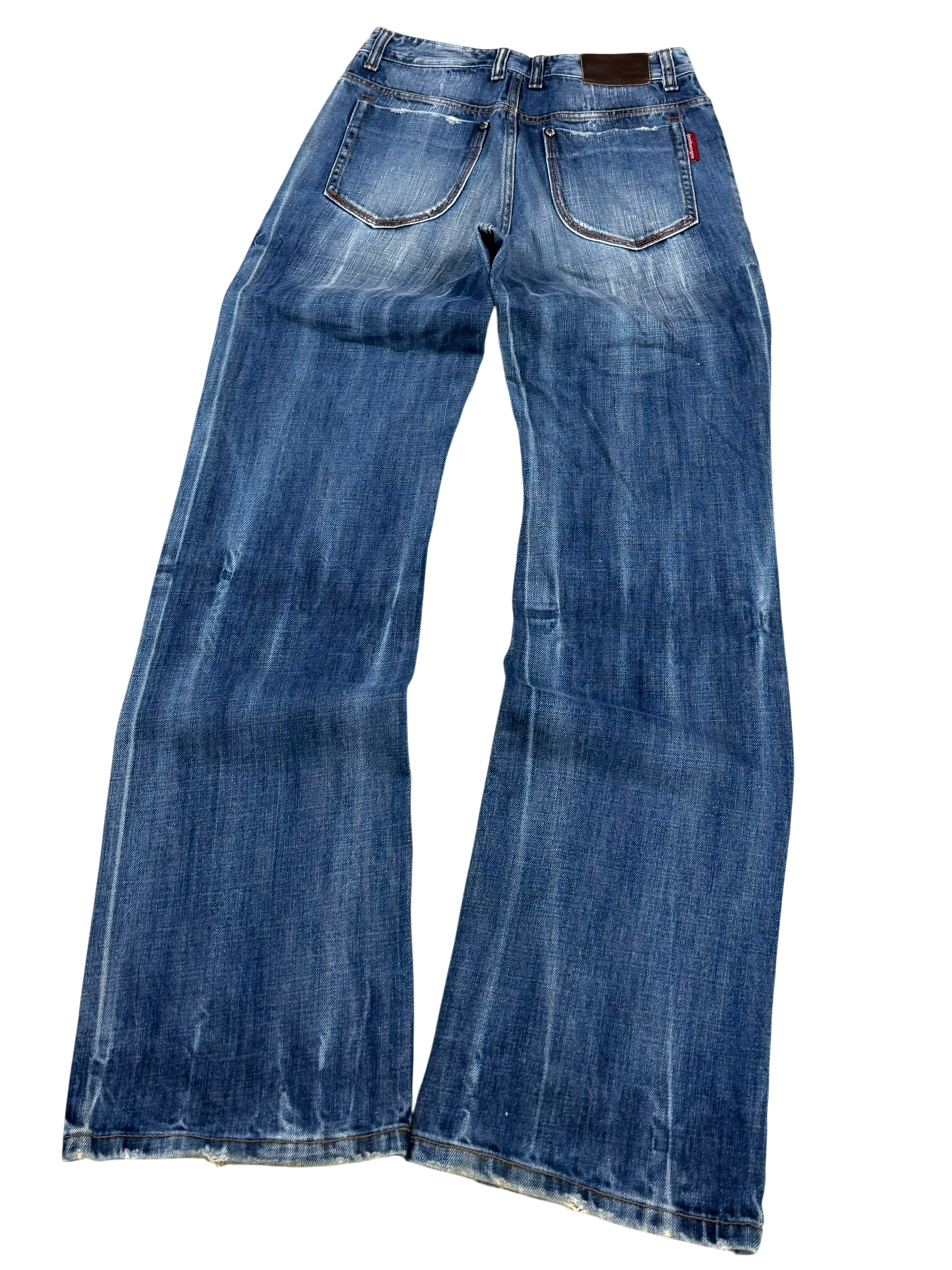 Crazy washed Bootcut Jeans (S)