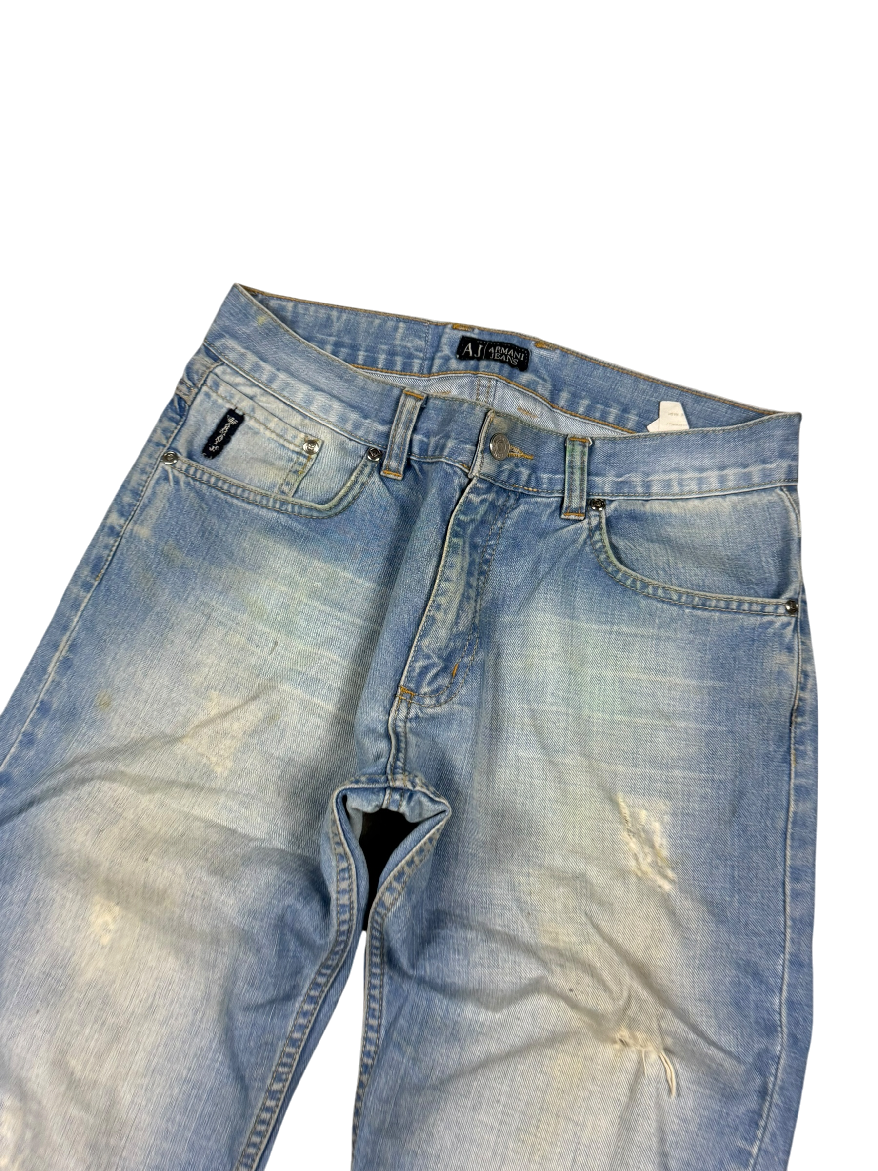 Armani Big Logo Straight-Fit Jeans (XS)