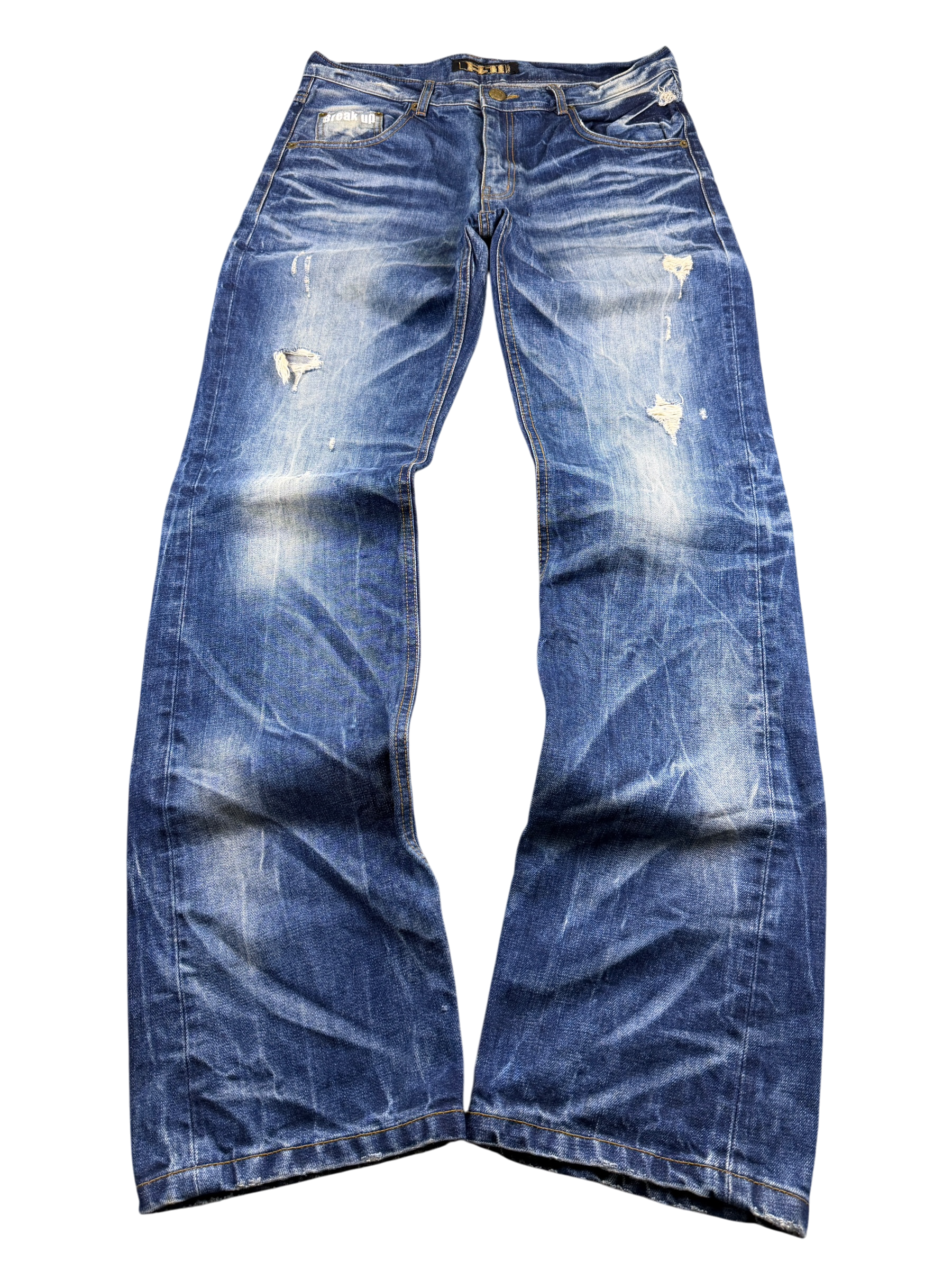 Ultra washed Straight Jeans (L)