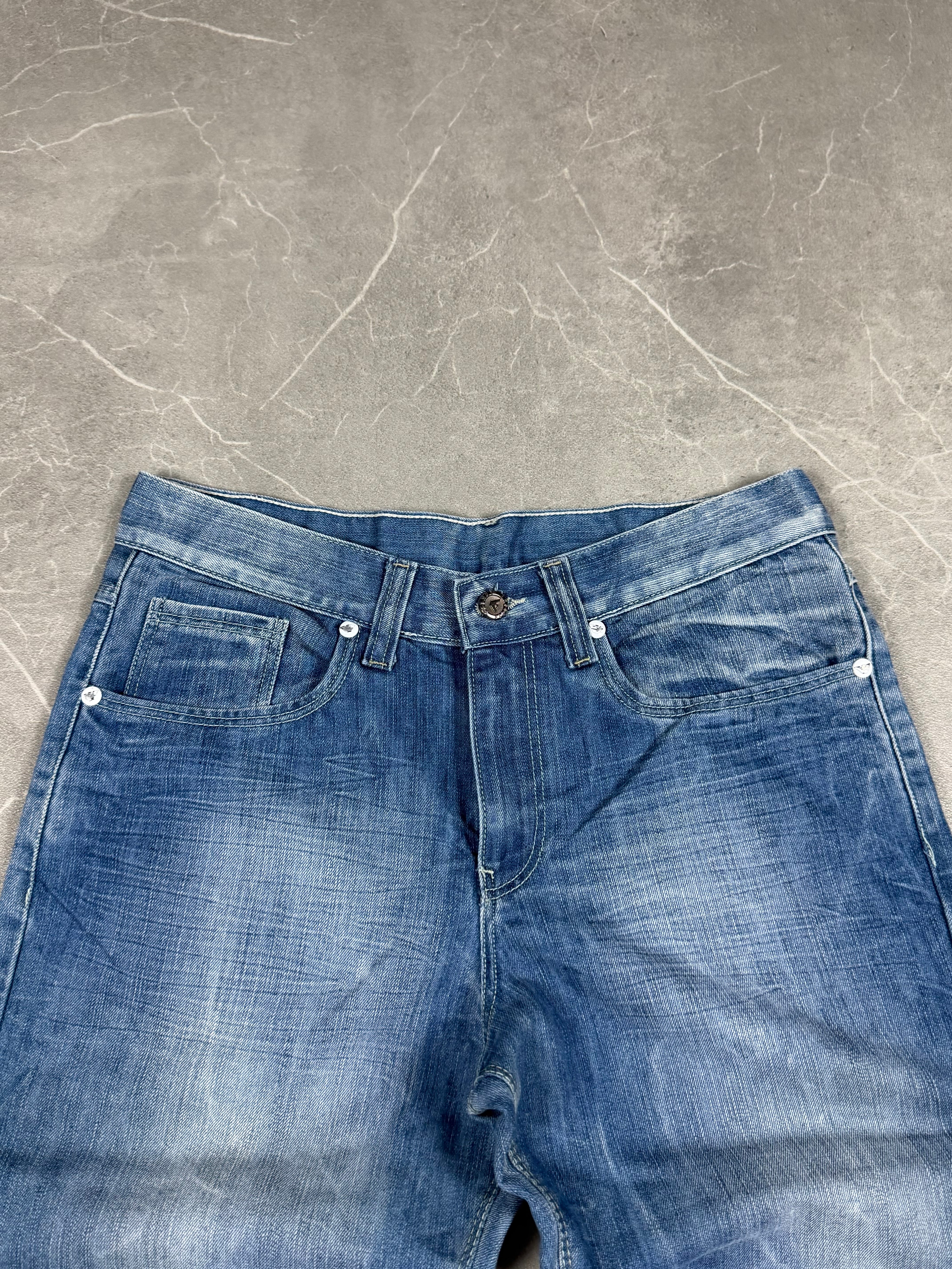 Armani washed Logo Jeans (M)