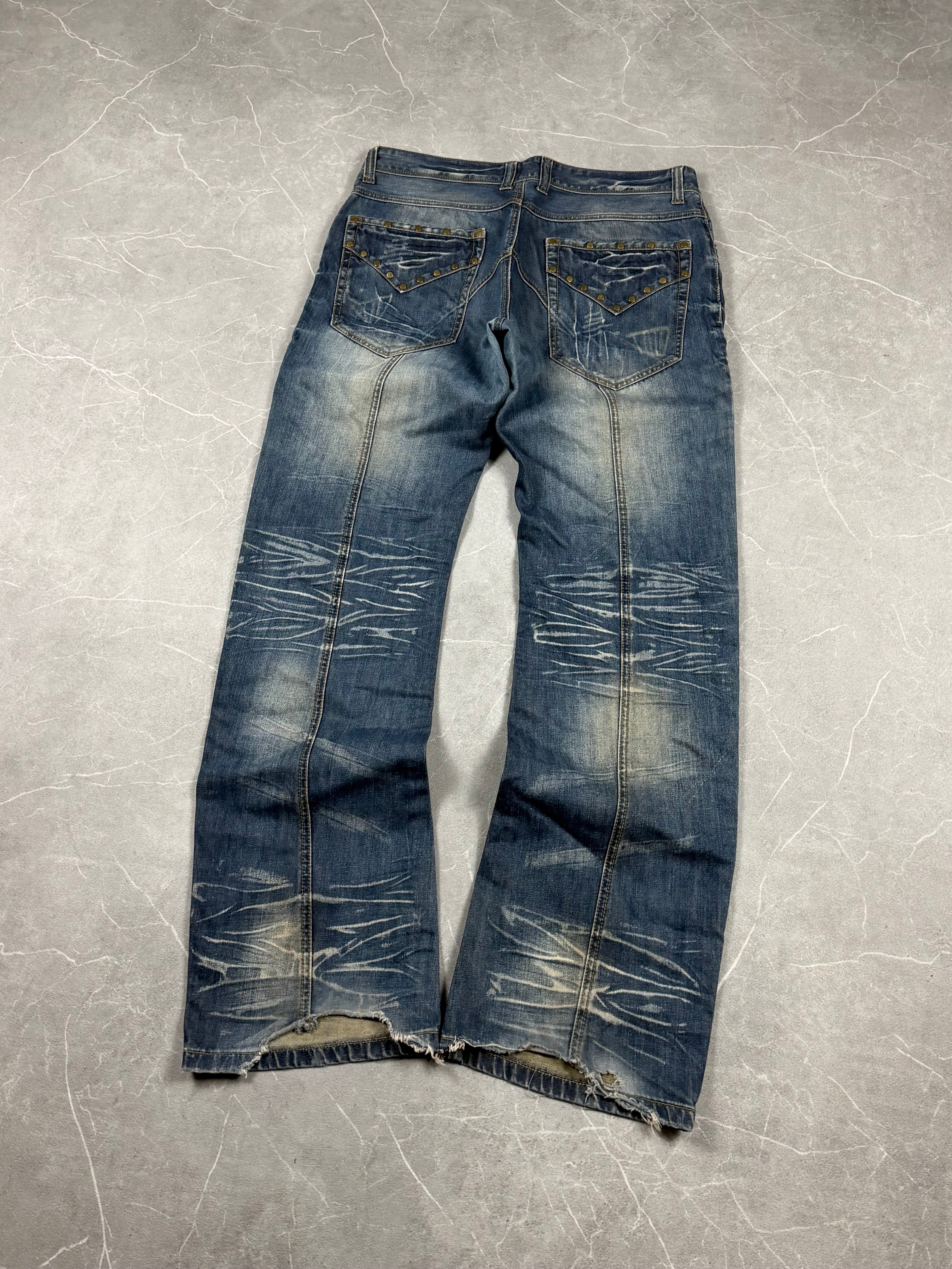 Vintage washed Bootcut Jeans (XL)