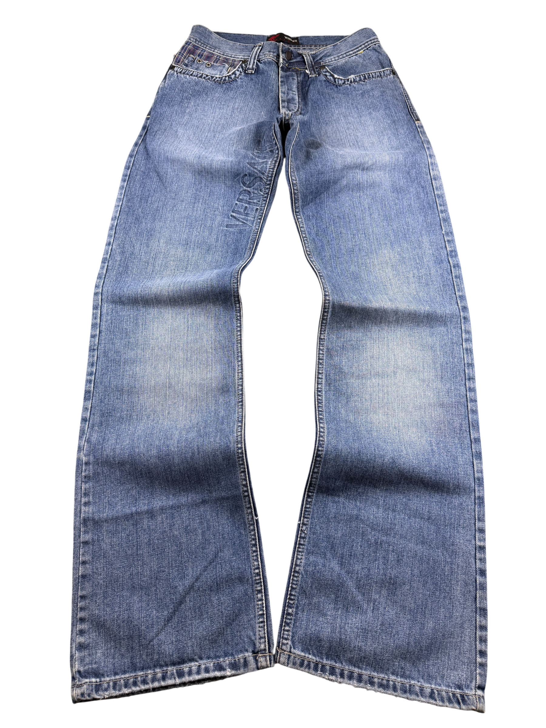 Versace vintage Big Logo Bootcut Jeans (S-M)