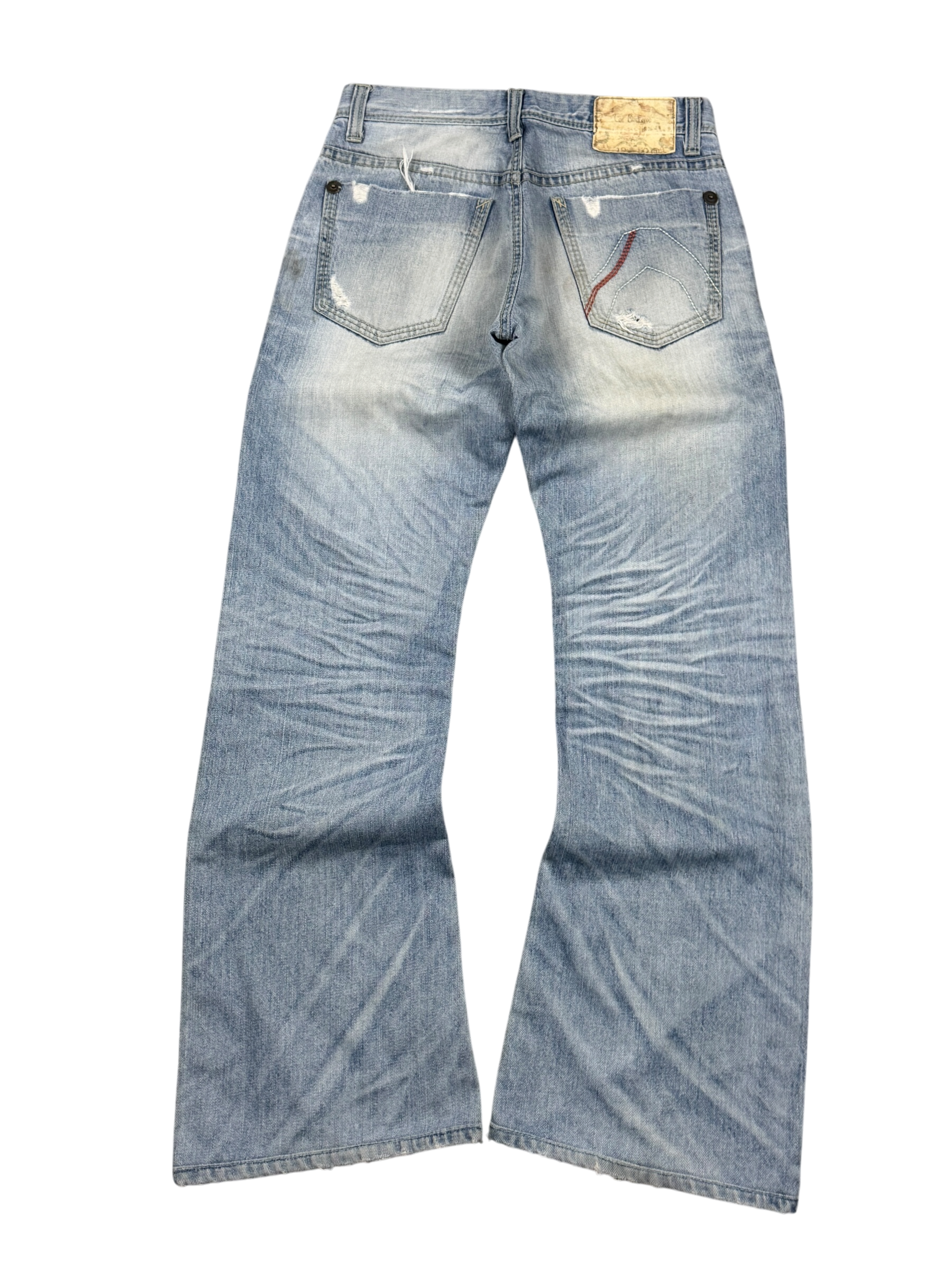 Ultra Washed Bootcut Jeans (XS)