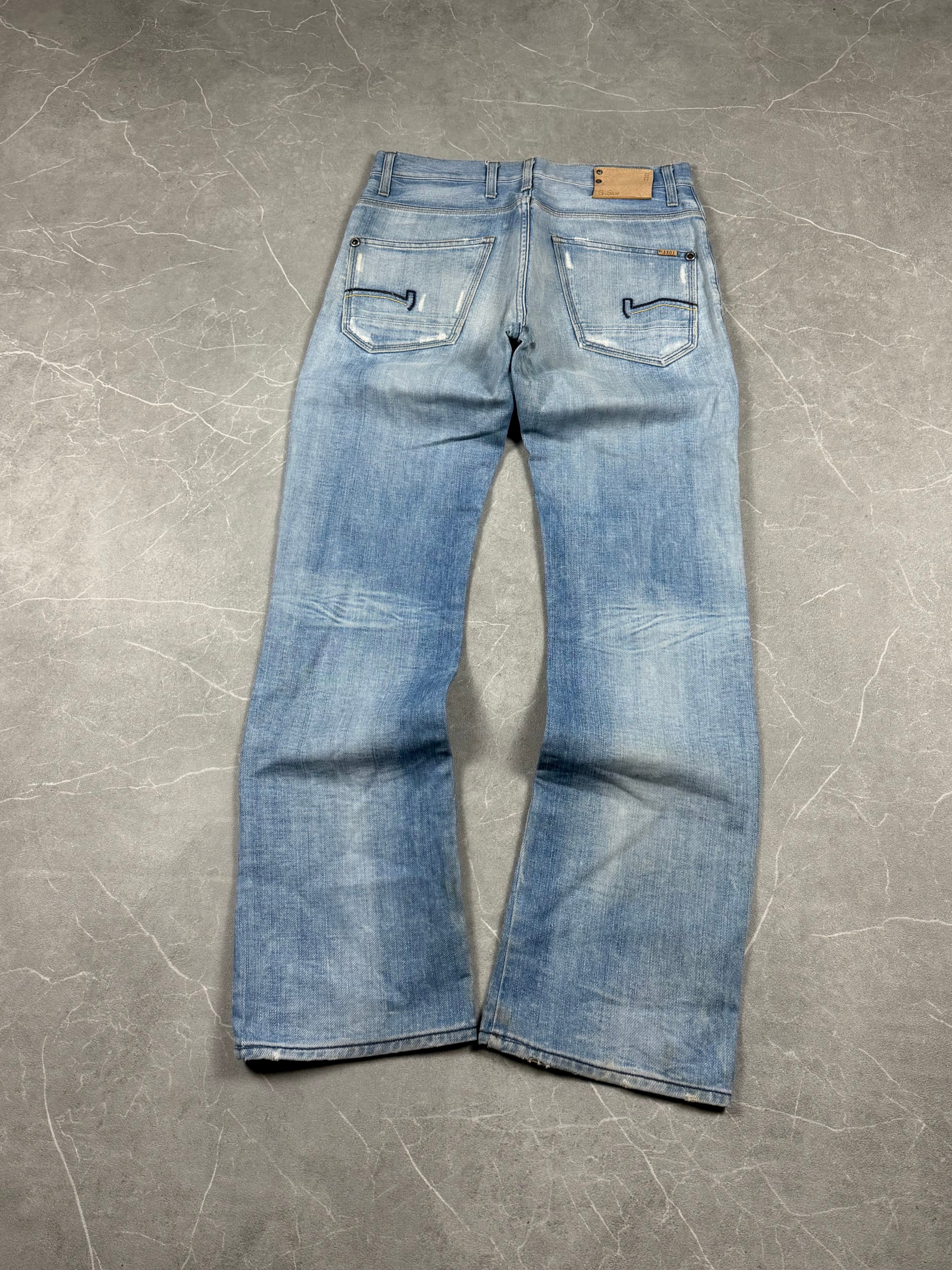 G-Star vintage washed bootcut jeans (S)