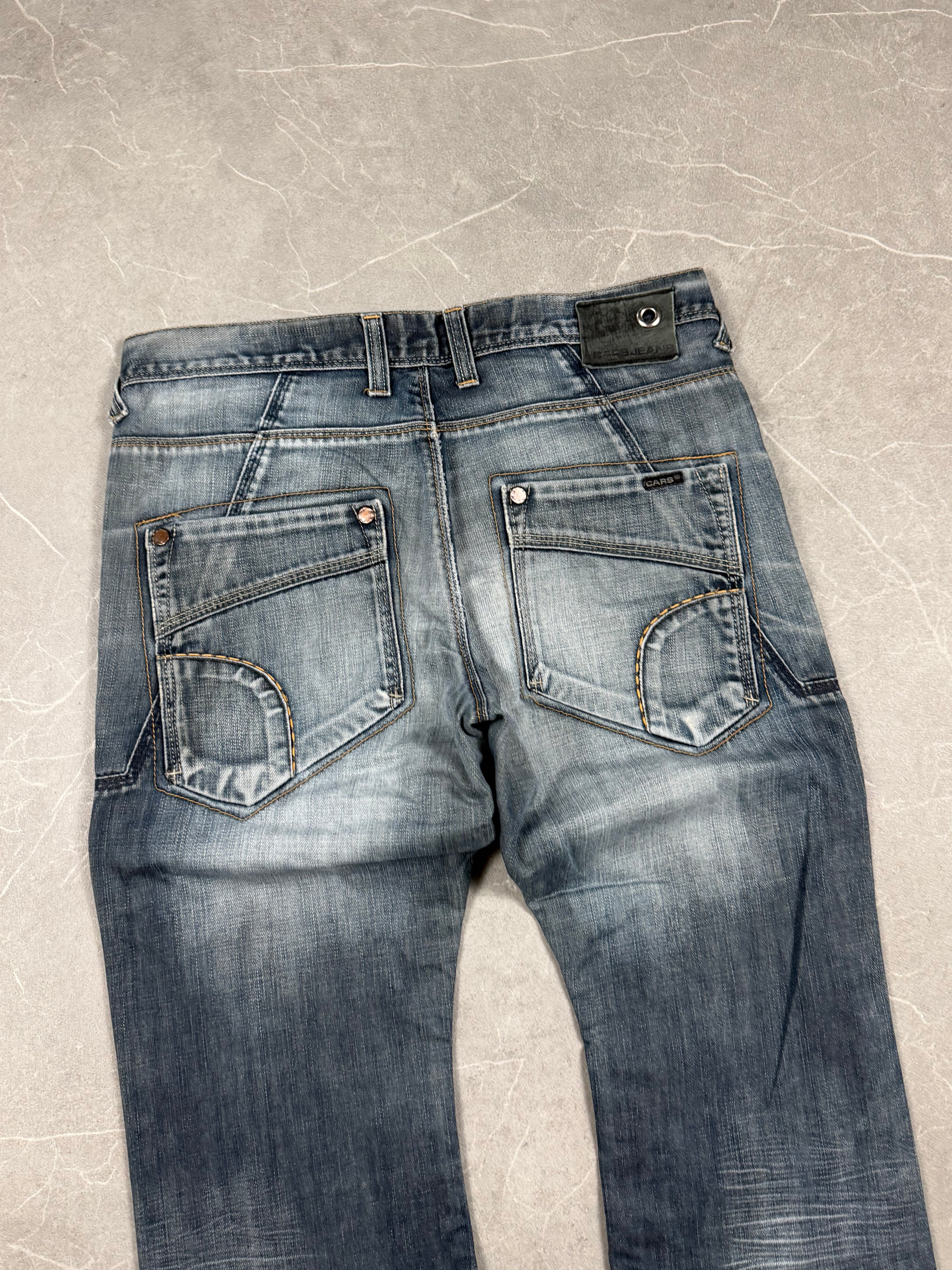 Vintage washed Straight Jeans (S-M)