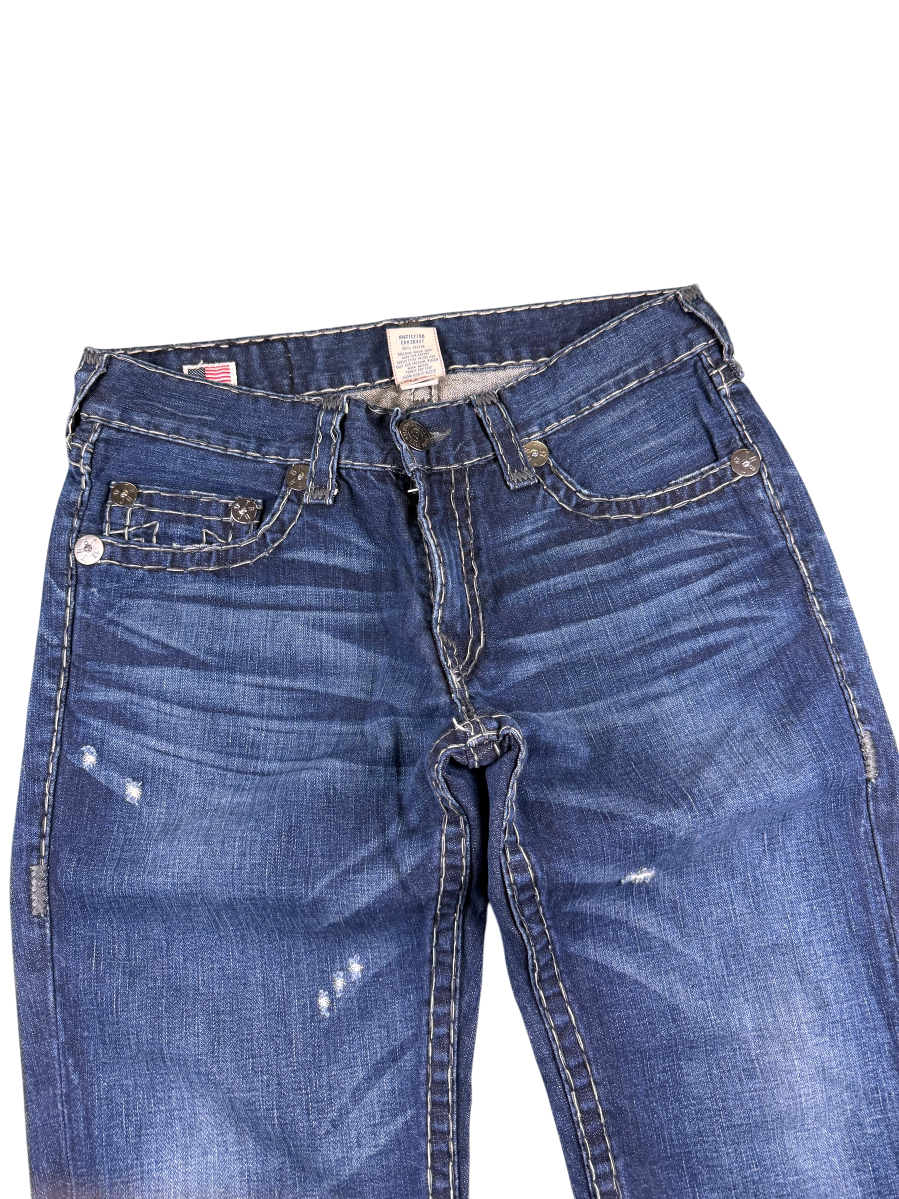 True Religion vintage washed Straight Jeans (S-M)