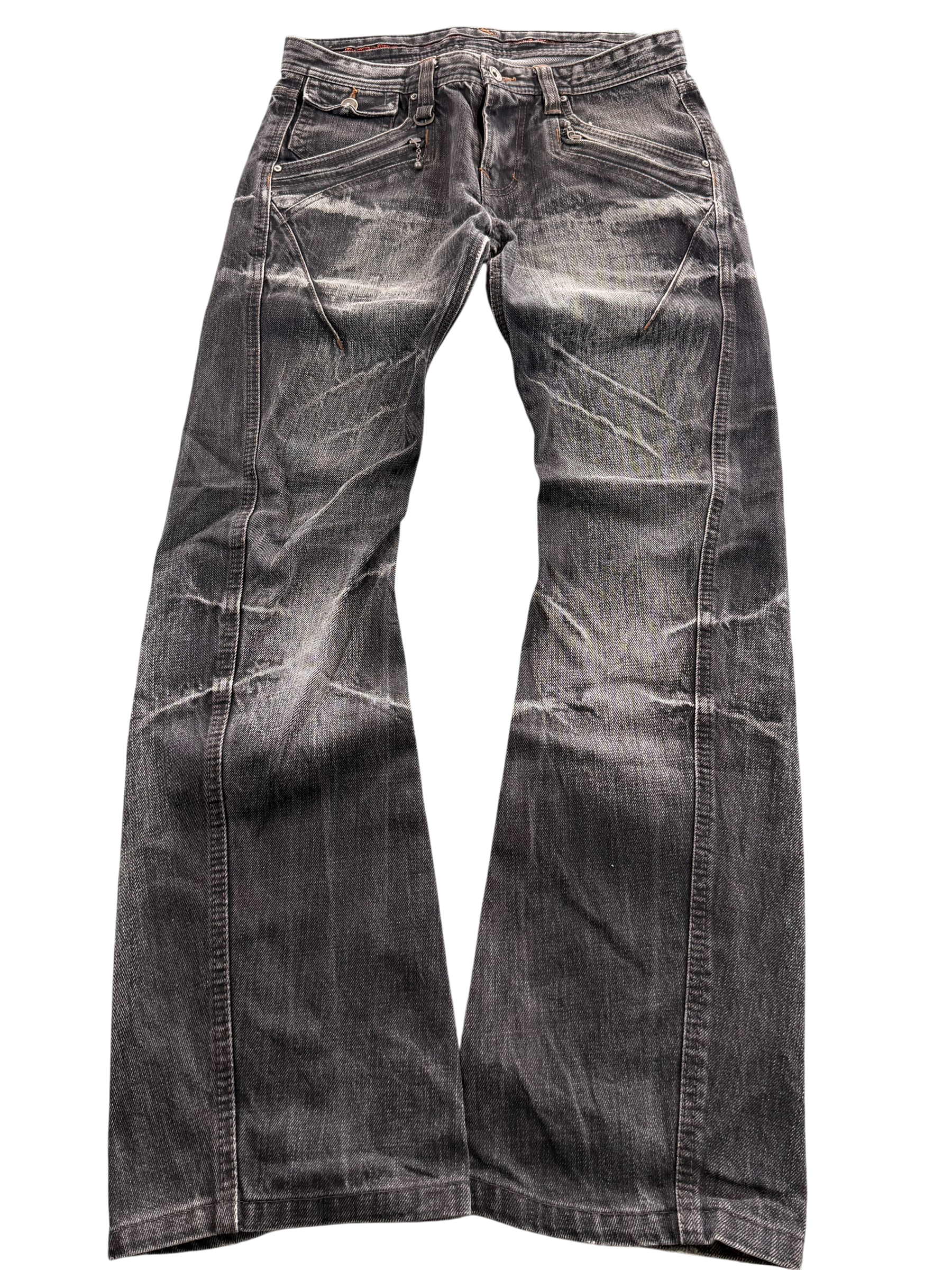 Ultra washed Straightfit Jeans (XXS-XS)