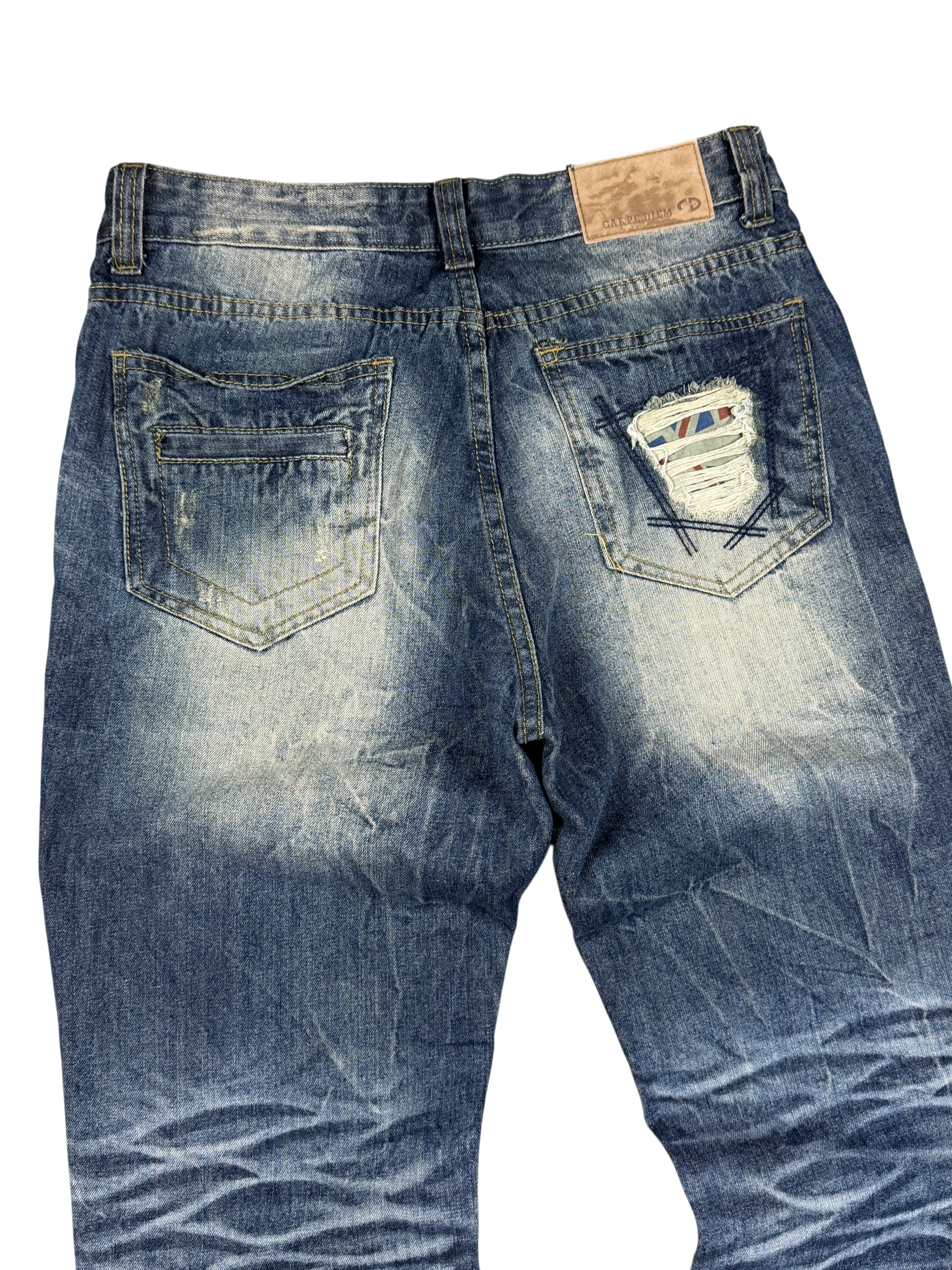 Ultra Washed Straight Jeans (S-M)