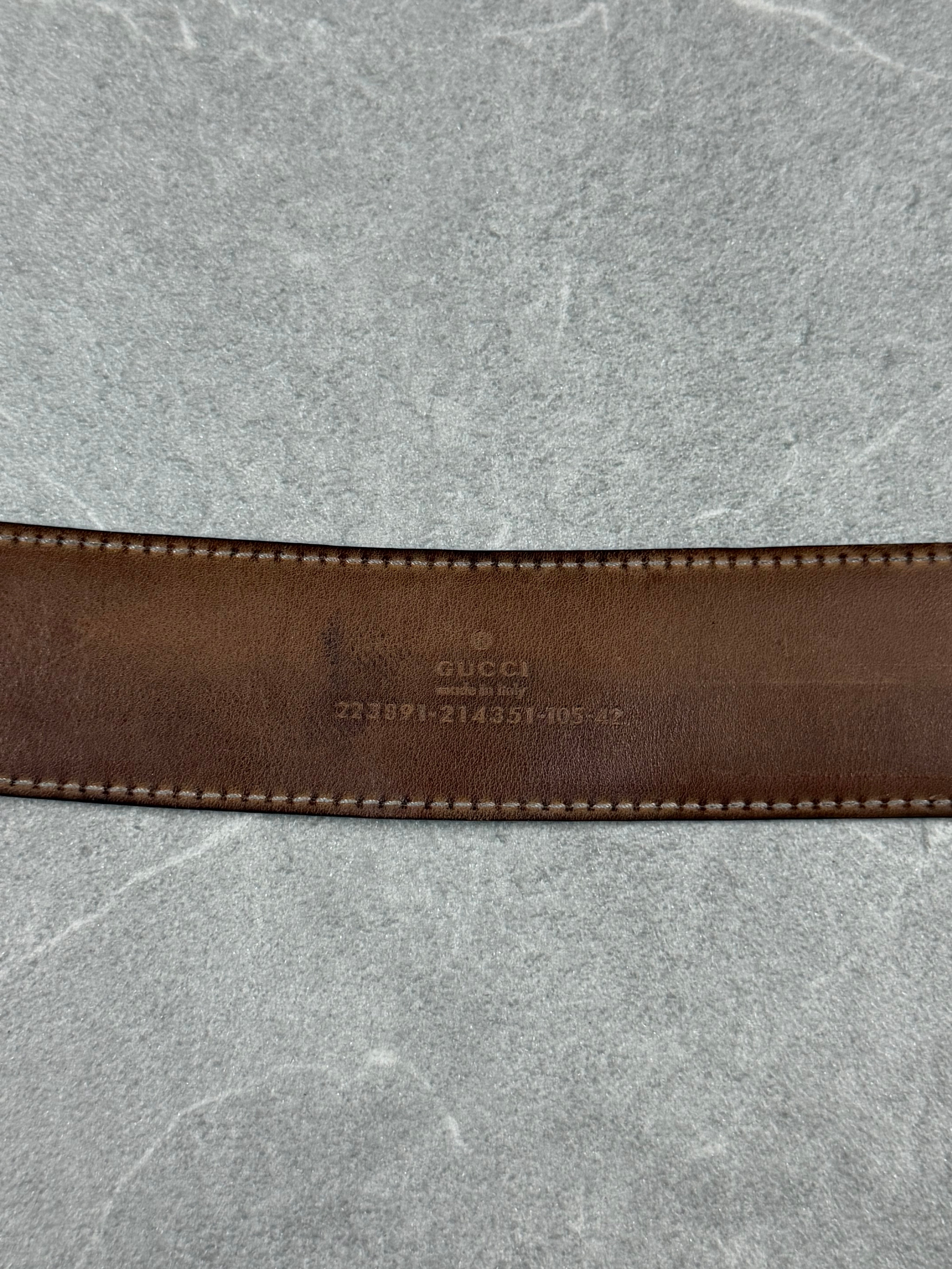 Gucci GG Monogram Belt (115cm)