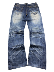 Crazy washed Straight Jeans (XS)
