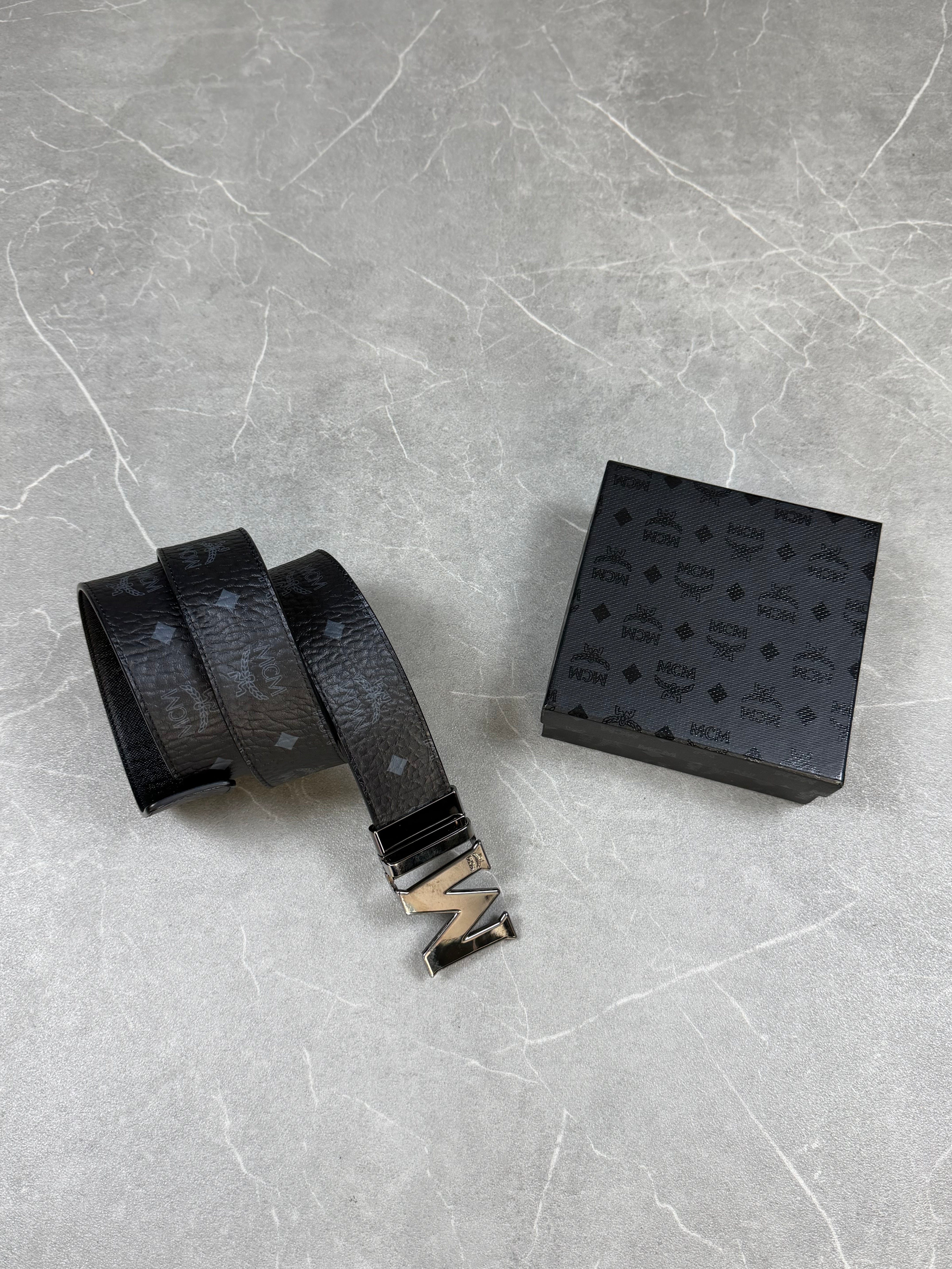 MCM Monogram Belt (110cm)