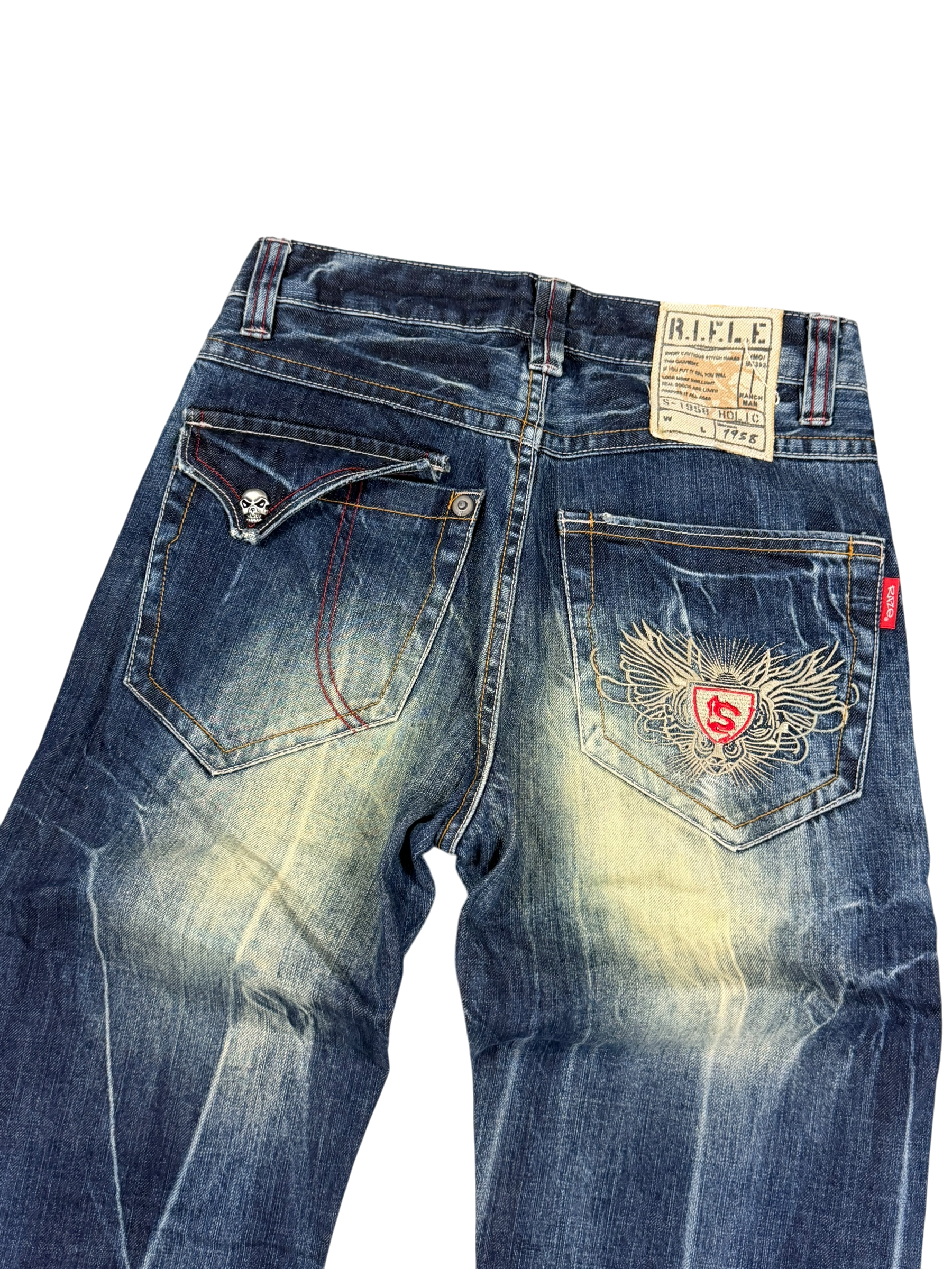 Washed Slimfit Jeans (XS-S)