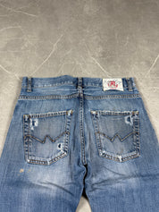 Japan Rags washed Bootcut Jeans (M)