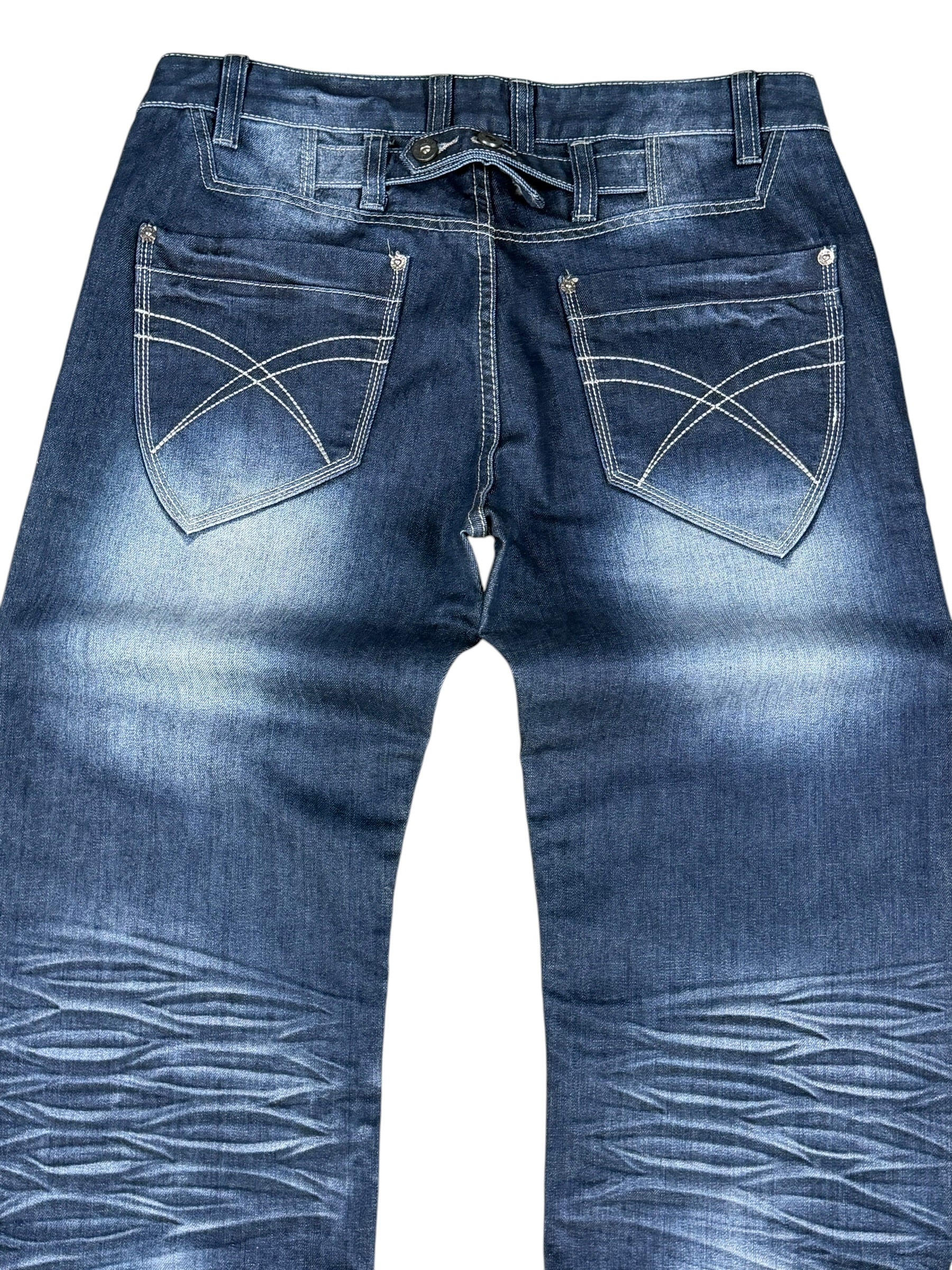 Vintage washed Straight-Fit Jeans (M)