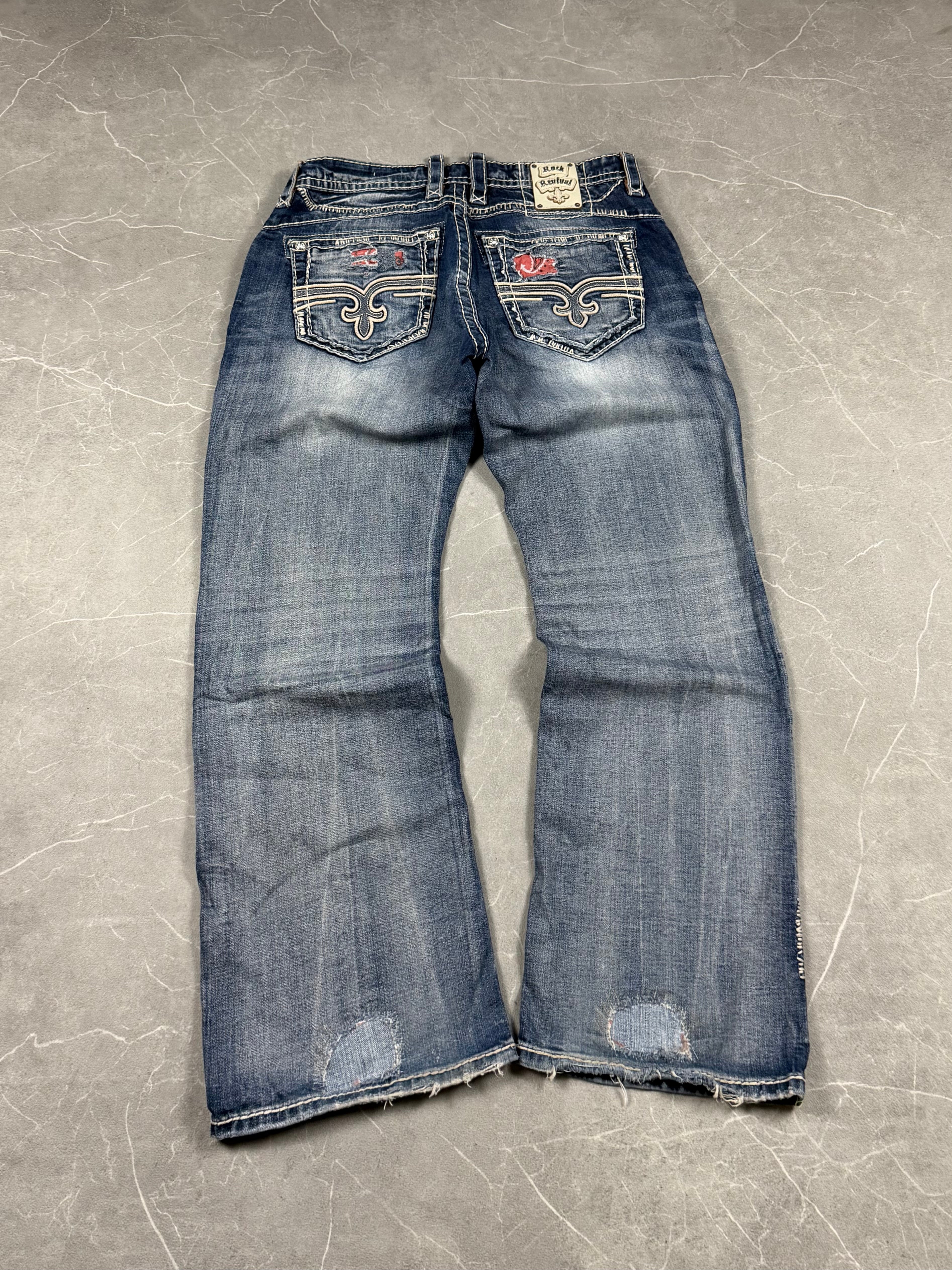 Rock Revival Baggie Jeans (M)
