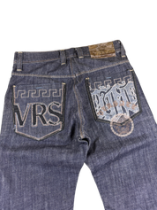 Versace vintate Big Logo Straight Jeans (S)