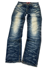 Ultra Washed Straight Jeans (S)
