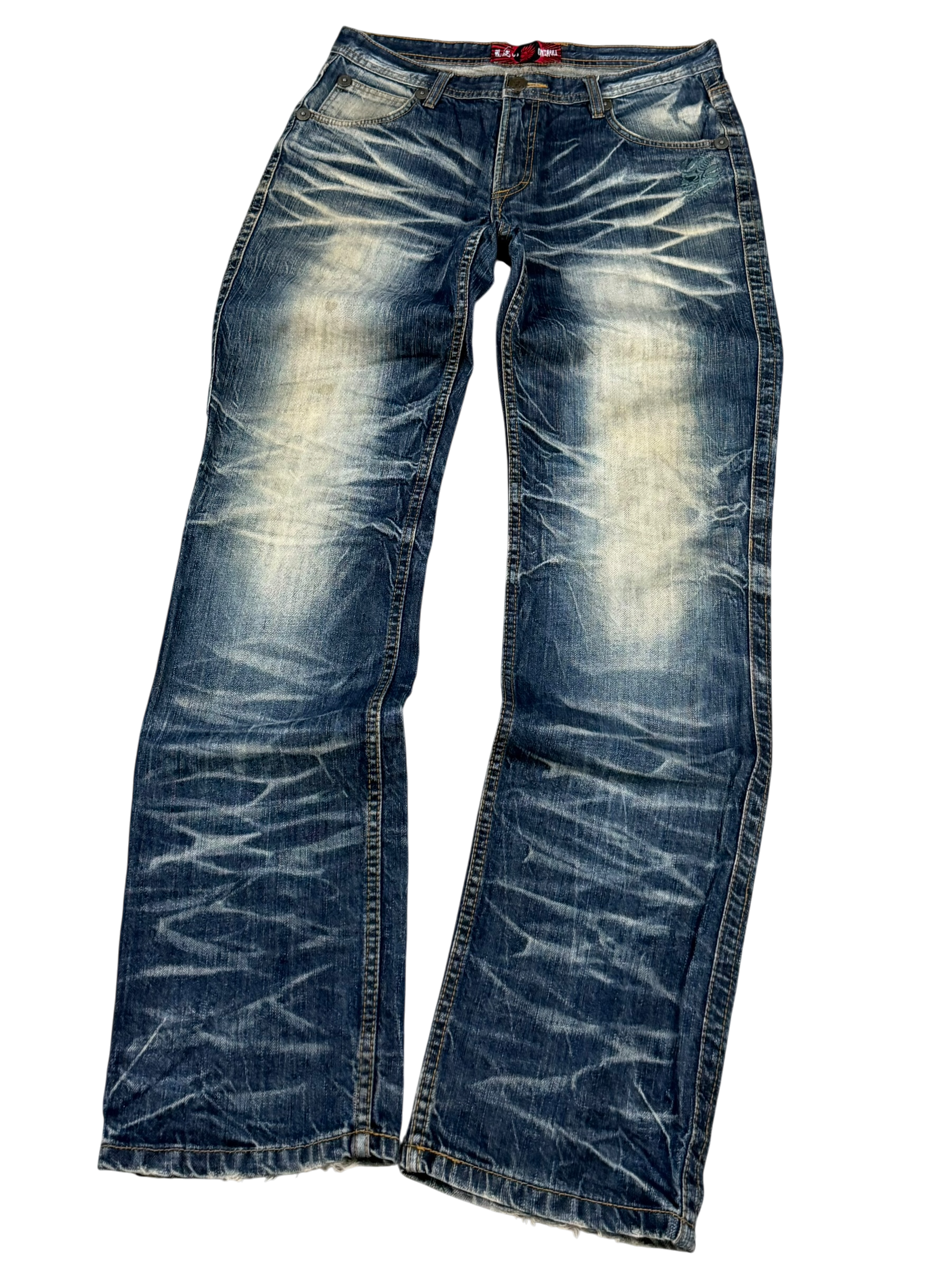 Ultra Washed Straight Jeans (S)