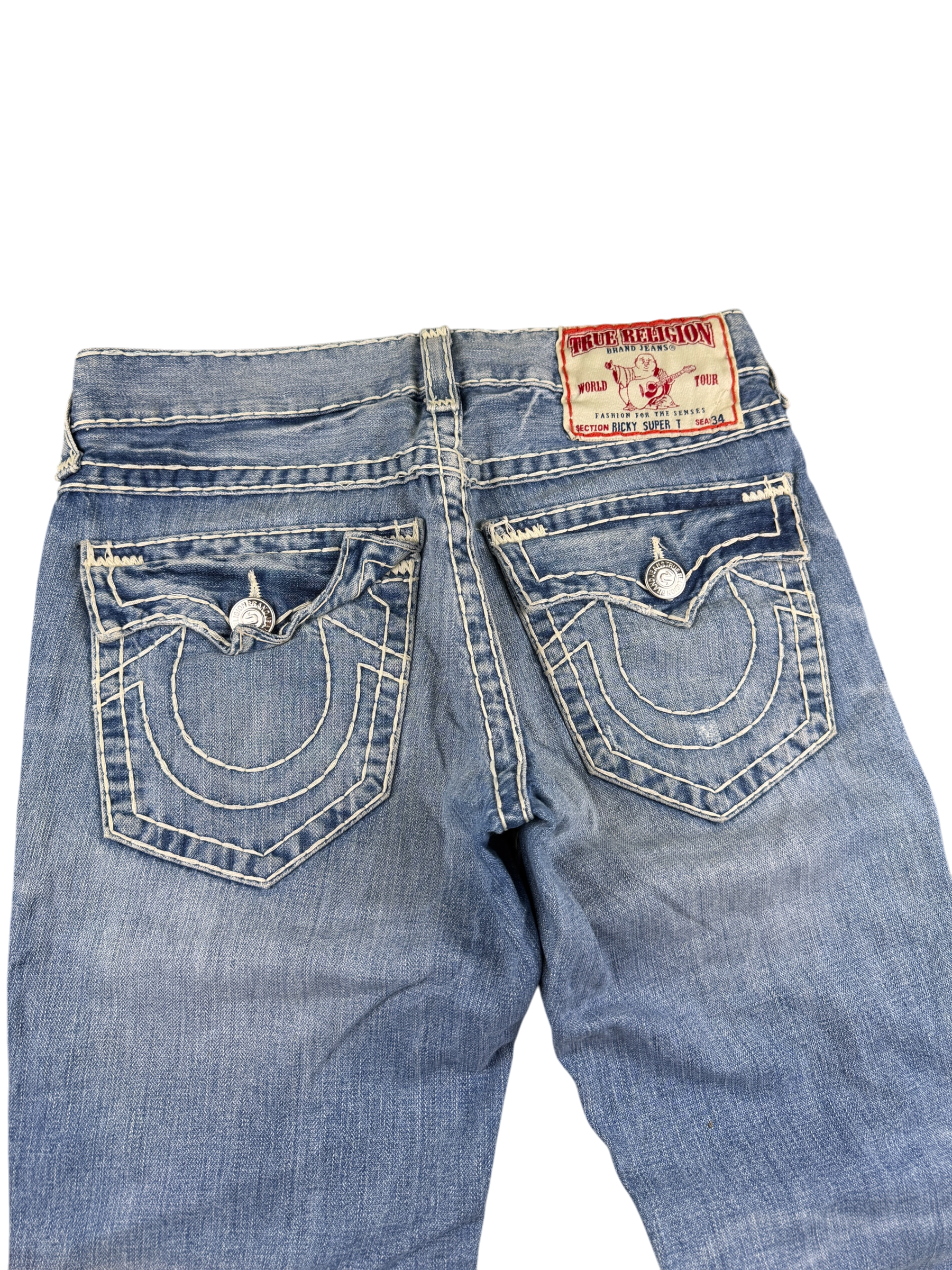 True Religion vintage washed Straight Jeans (S)