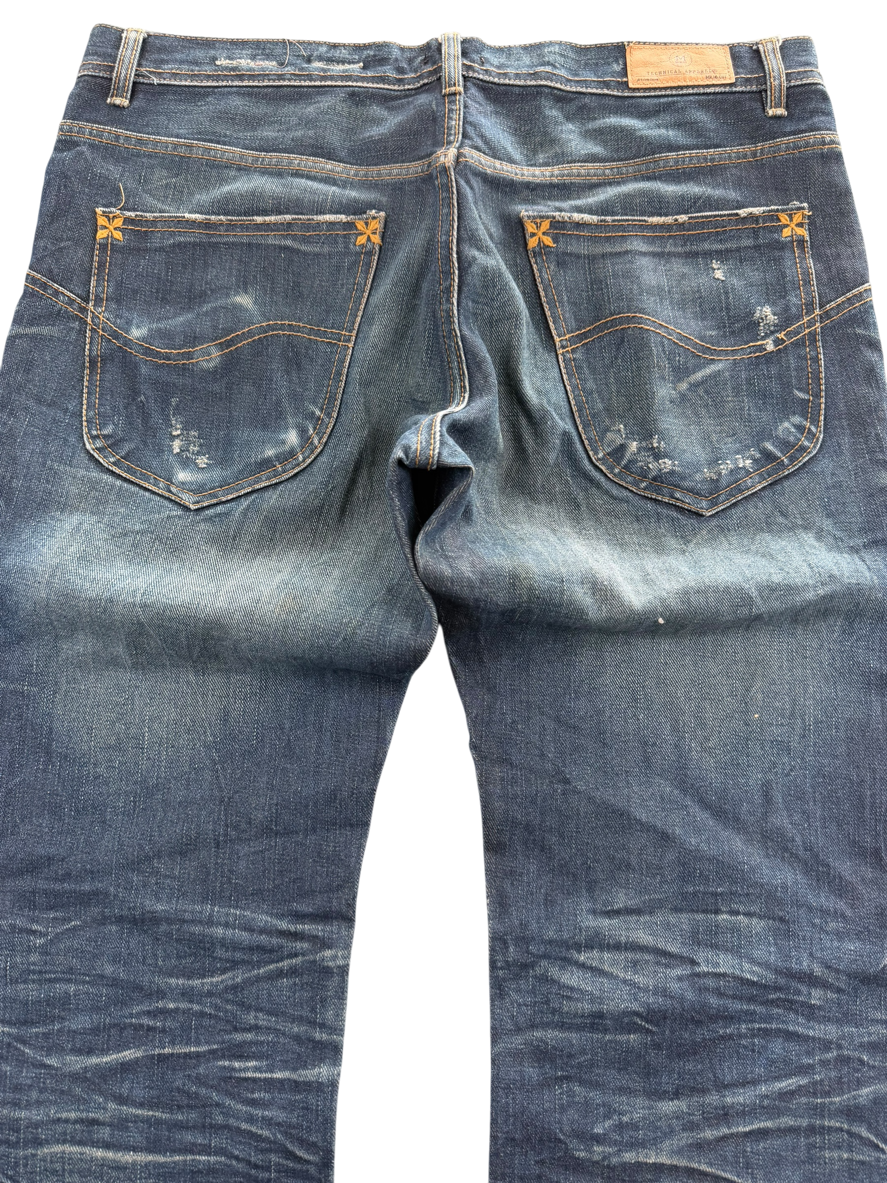 Washed Vintage Straight Jeans (M-L)