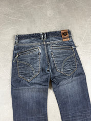 Vintage Washed Slim Jeans (S-M)