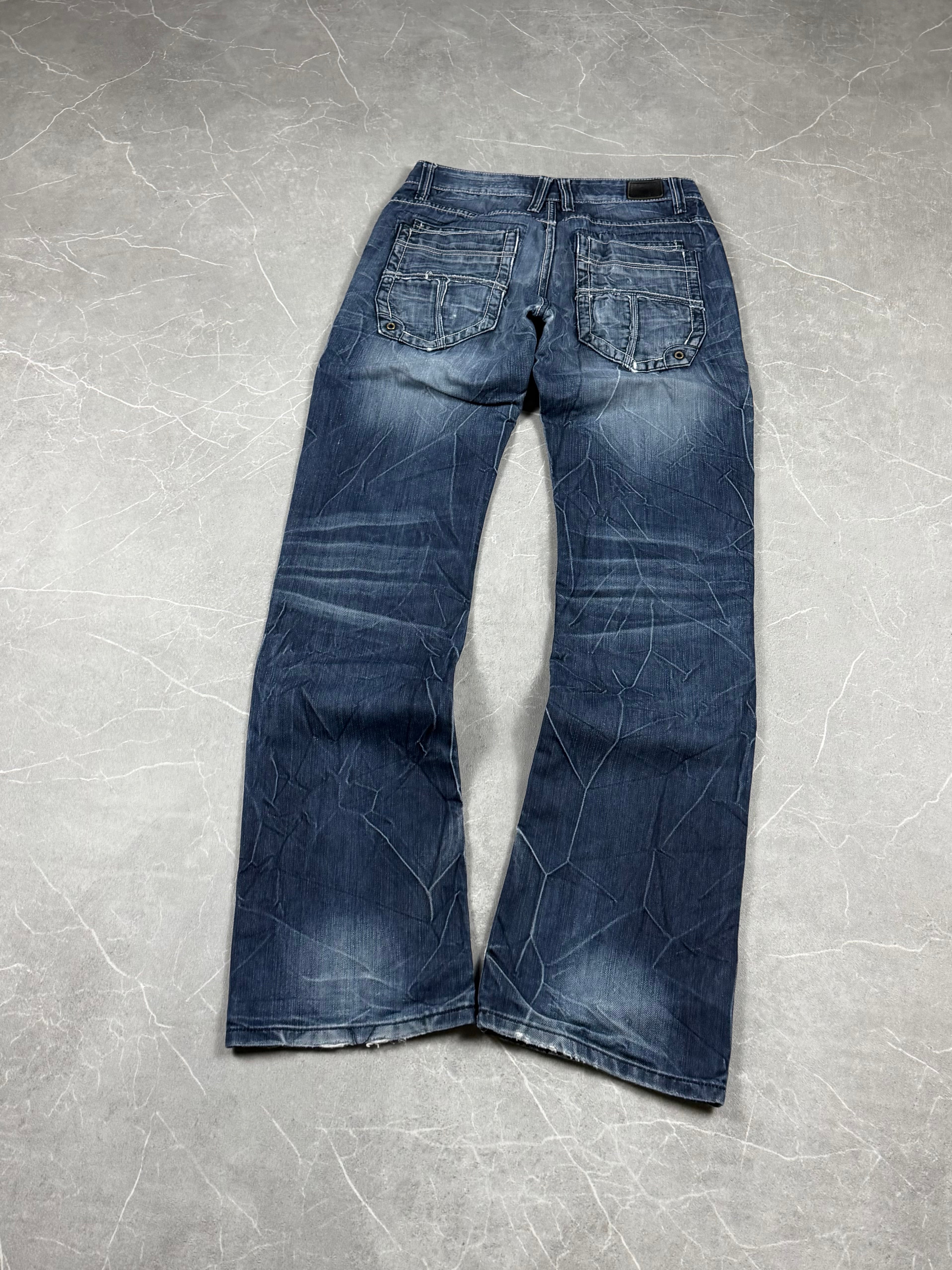 Vintage washed Straight Jeans (M)