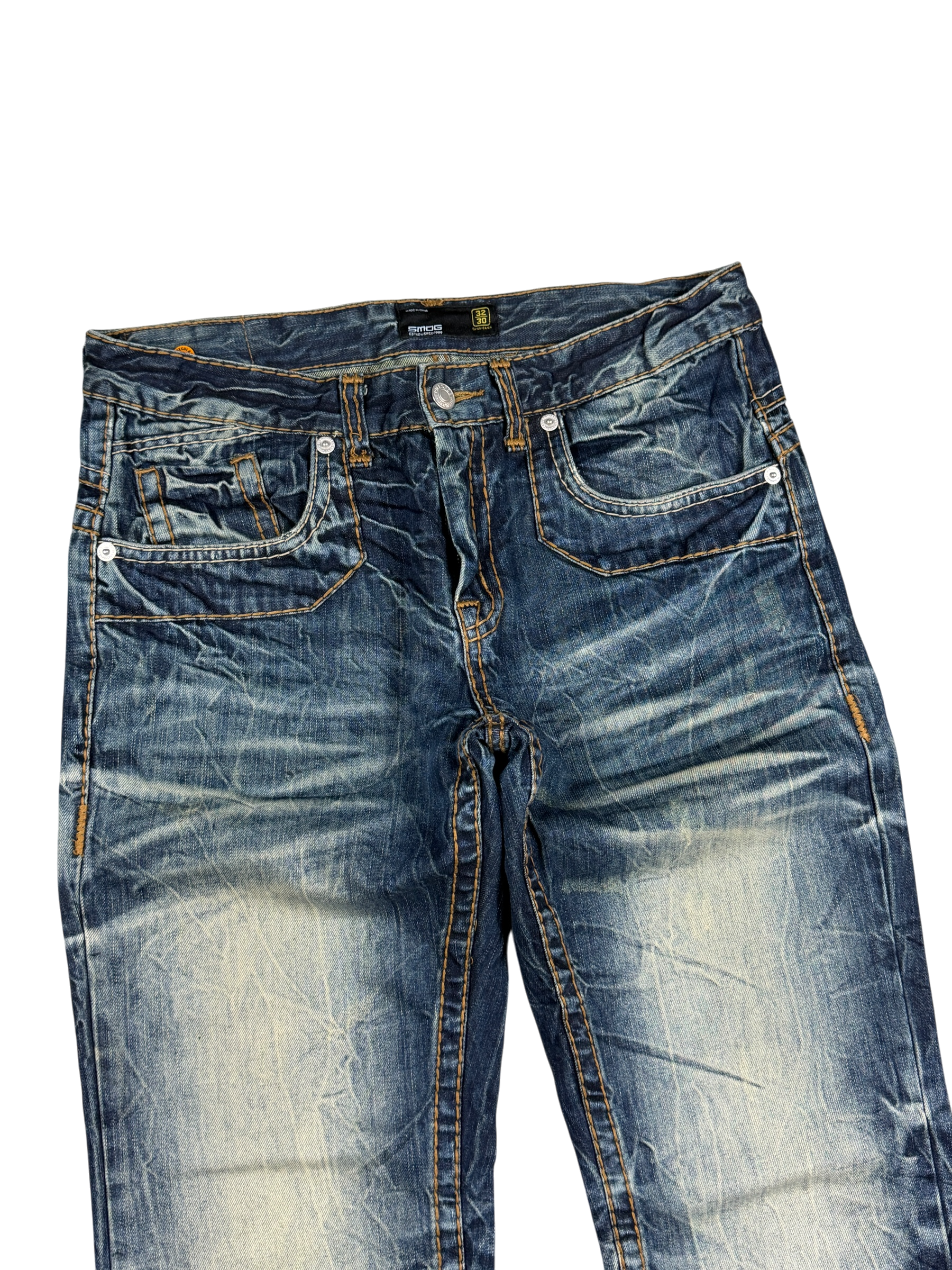 Vintage washed Straight Jeans (S-M)