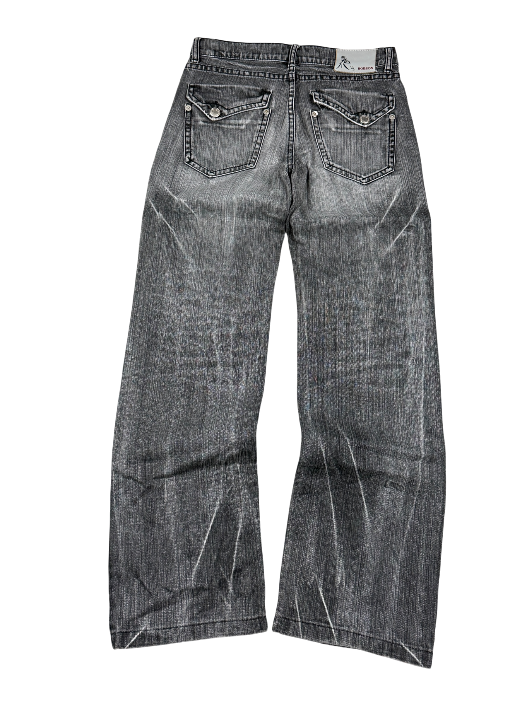 Crazy Washed Bootcut Jeans (S)