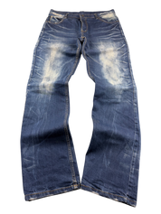 Crazy washed Straight Jeans (L)