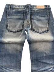 Washed Bootcut Jeans (XS-S)