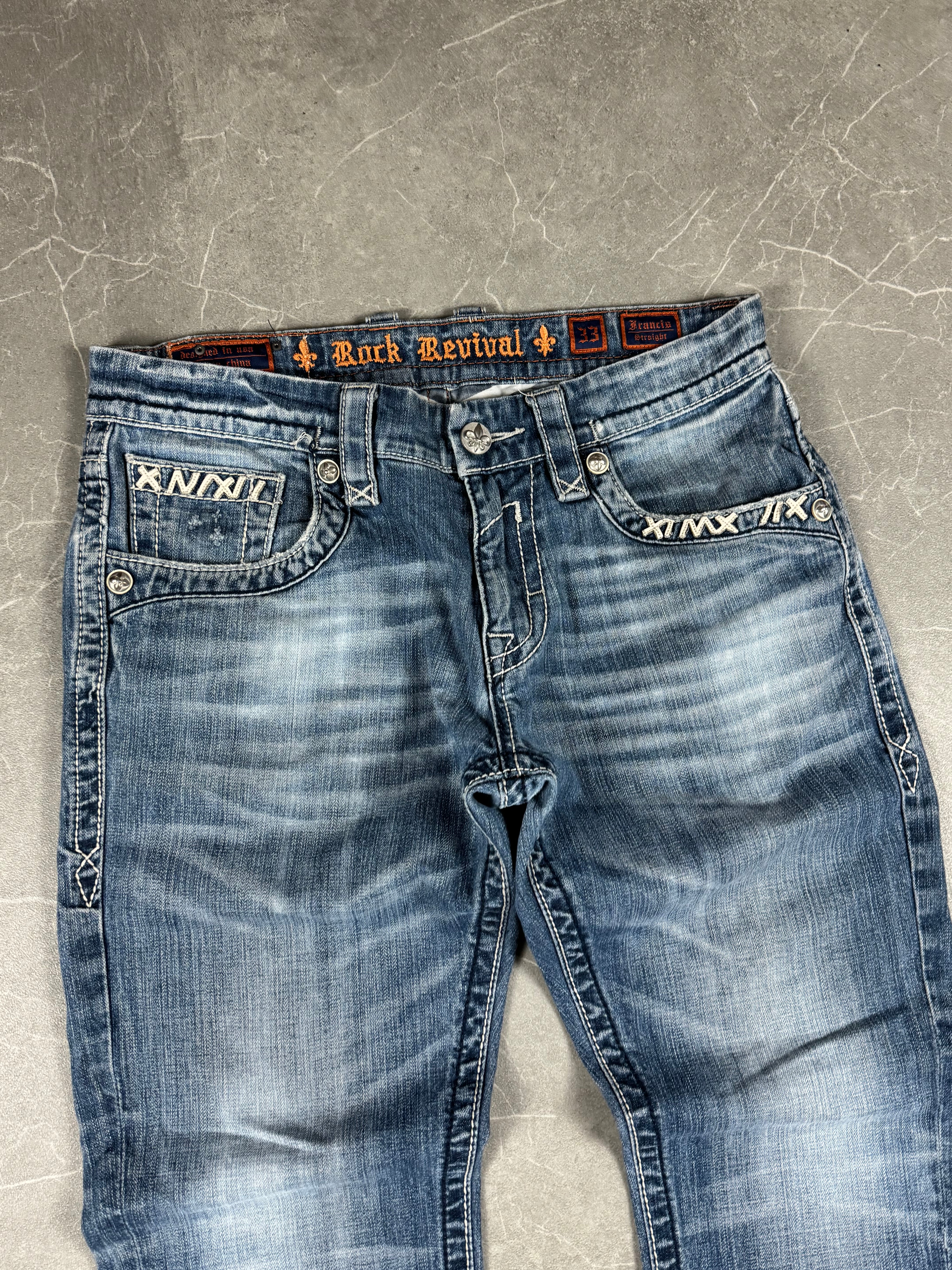 Rock Revival washed Jeans (M)