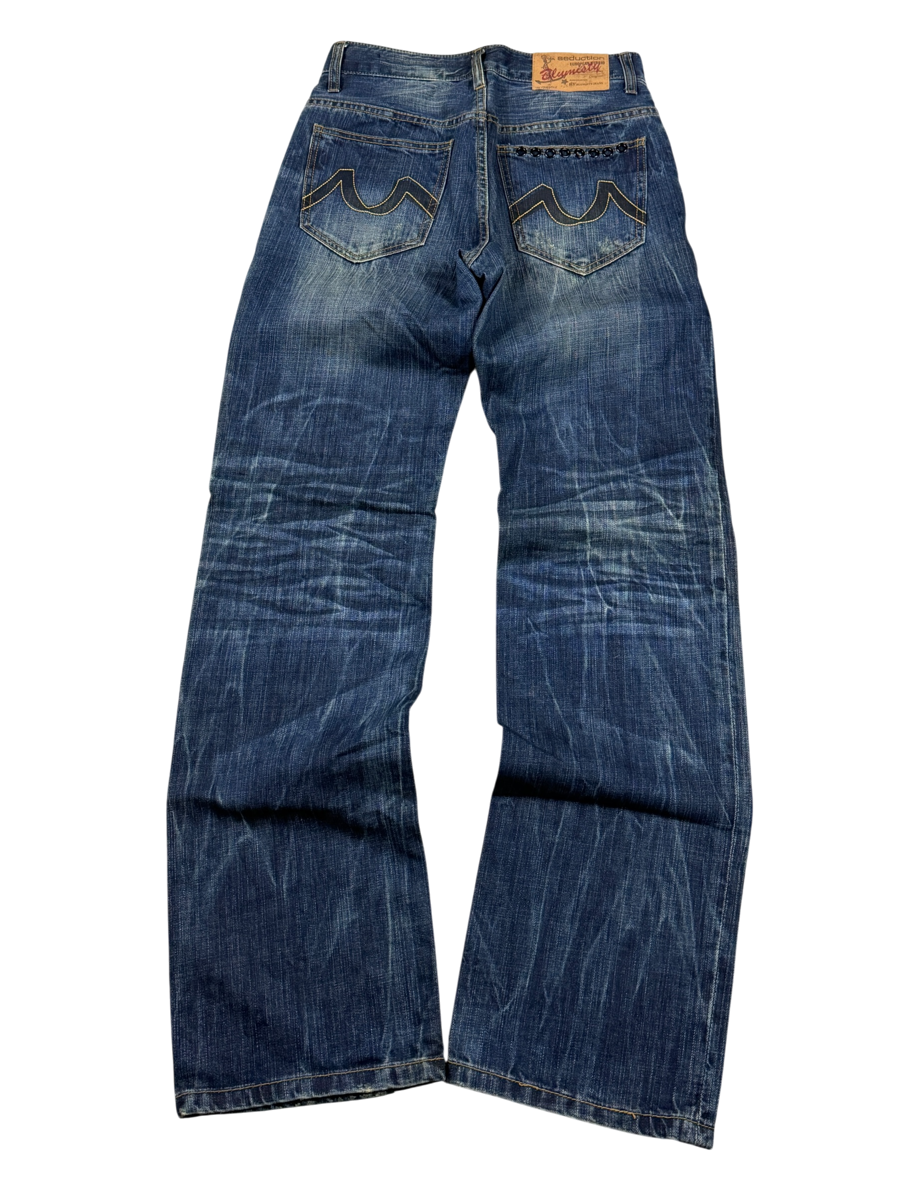 Washed straight Jeans (XS-S)